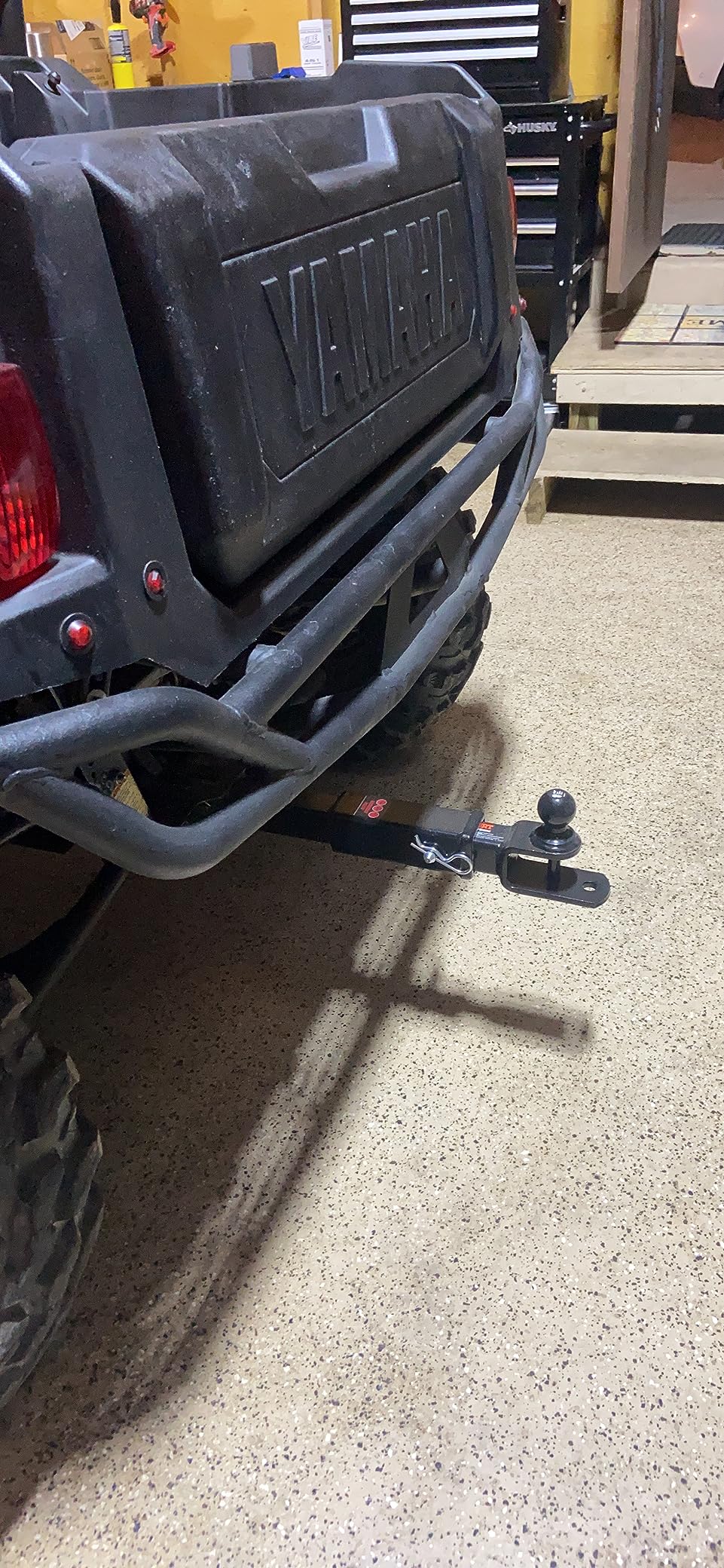 TOPTOW Trailer Hitch Extender, 12-inch Extension Length, Fits 2-inch Receiver, 3500lbs, 5/8 inch Hitch Pin and Clip Included customer photo 2