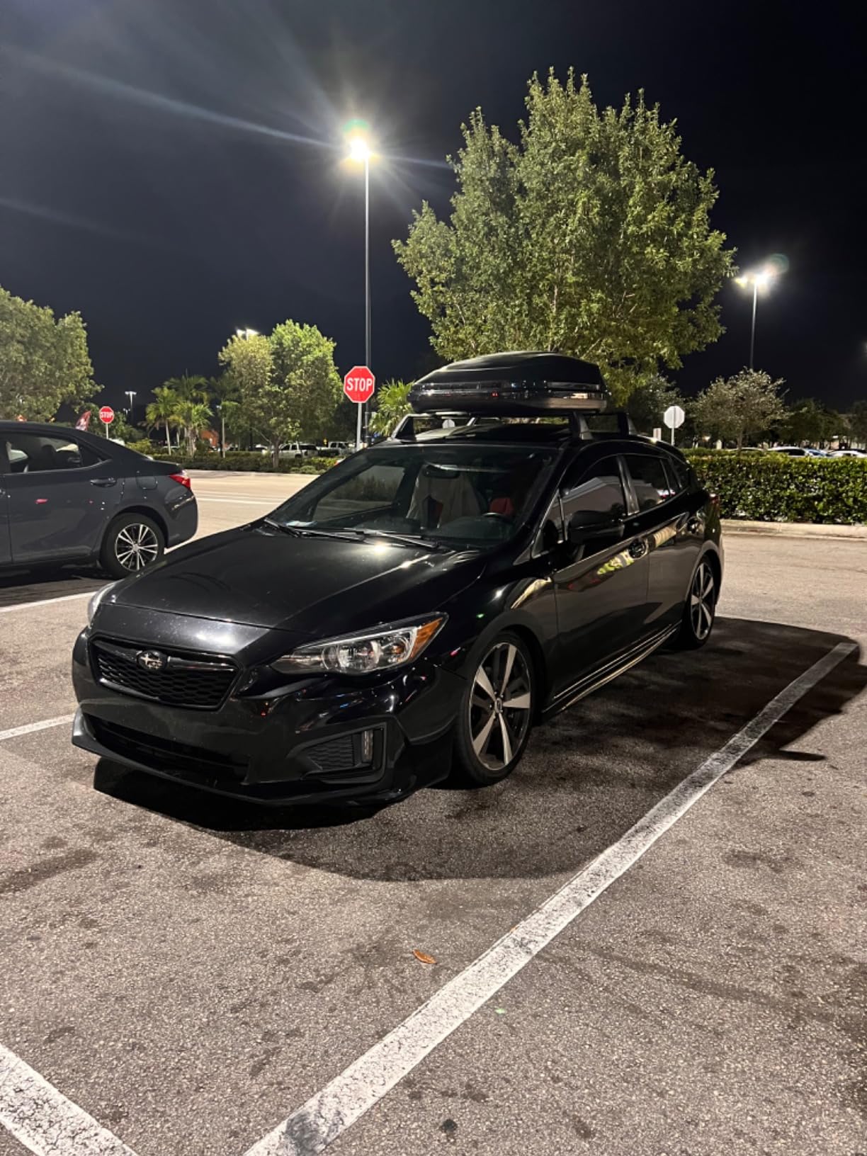 Auto Dynasty Hard Shell Roof Top Mount Cargo Carrier Travel Luggage Box | Include Keys, 55 (L) x 34.5 (W) x 14 (H) Inches, Capacity 110 LBS 12.7 Cubic Feet Tool-Free Install, Textured Black Finish customer photo 2