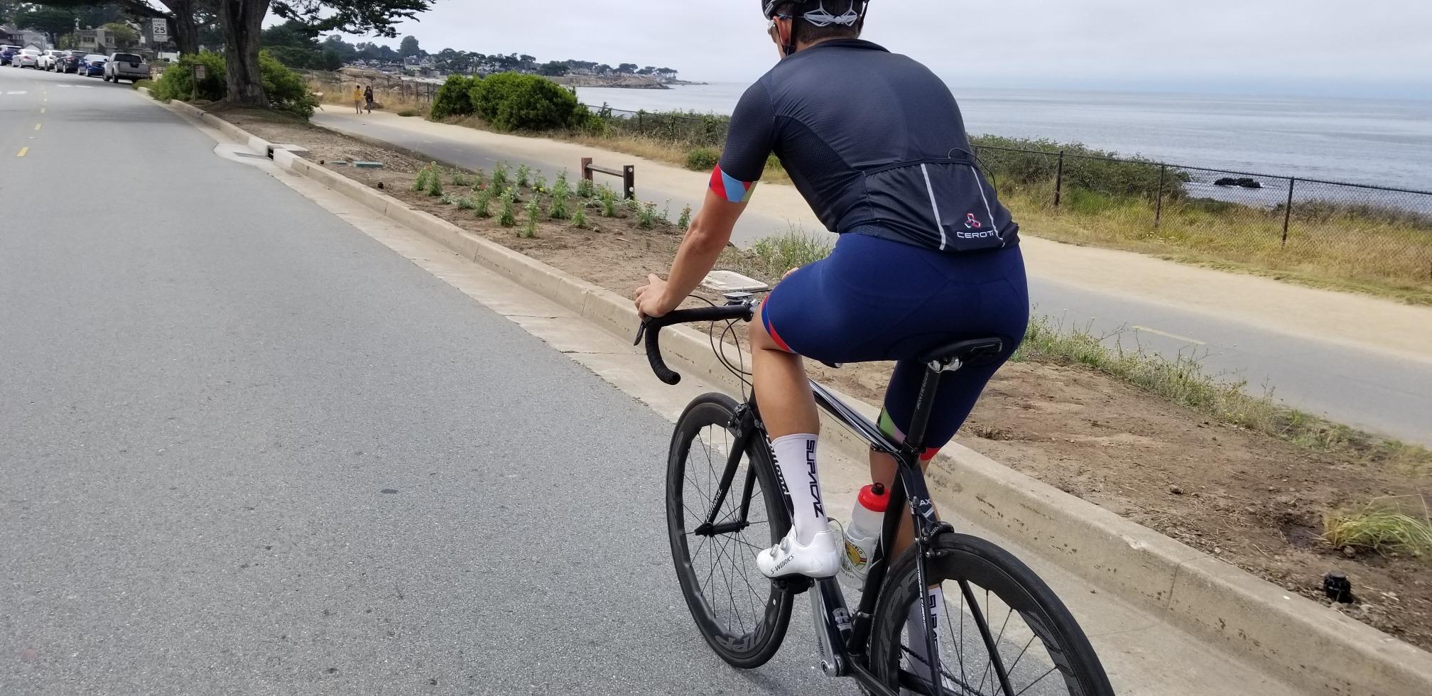 CEROTIPOLAR Snug Fit Men AirCool Cycling Jersey Bike Shirts UPF50+, PRO Dry Fit Light Weight Fabric customer photo 1