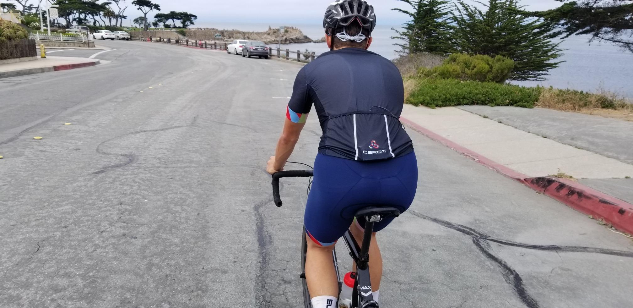 CEROTIPOLAR Snug Fit Men AirCool Cycling Jersey Bike Shirts UPF50+, PRO Dry Fit Light Weight Fabric customer photo 2