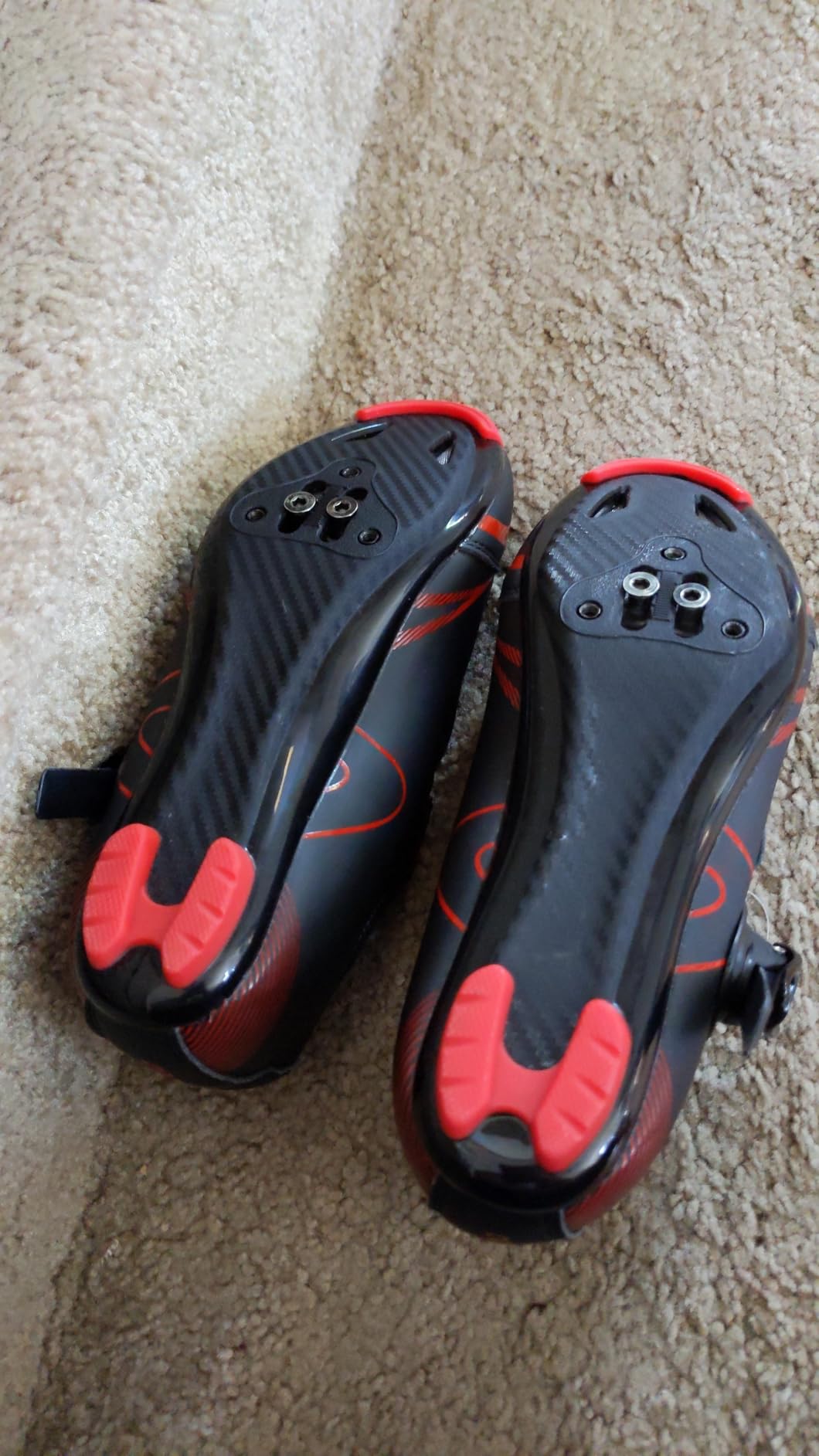 KESCOO Unisex Cycling Shoes Compatible with Peloton Bike & SPD Indoor Outdoor Road Bike Cycling Shoe for Men Women, 1 Hook and Loop Strap, with Delta Cleats customer photo 2