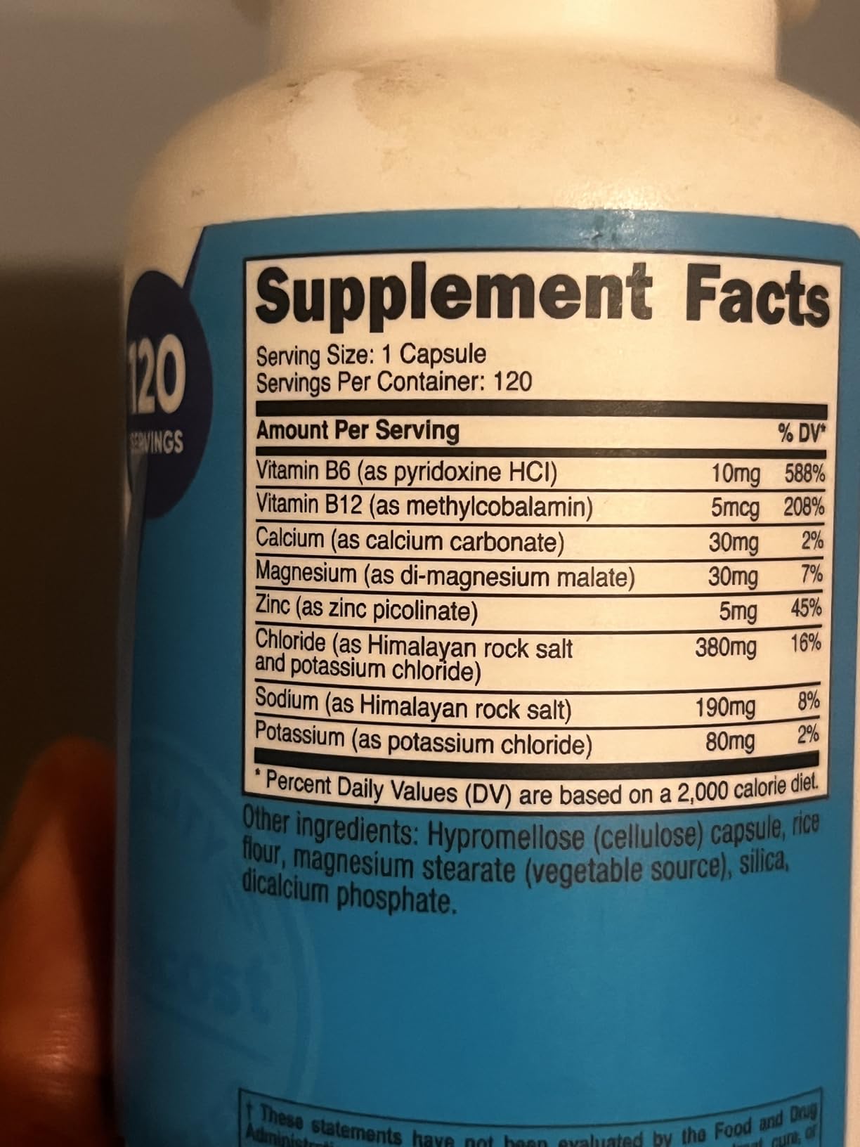 Nutricost Electrolyte Complex Advanced Hydration (120 Capsules) | 8 Hydrating Electrolytes & Vitamins, Gluten Free, GMO-Free, Vegetarian customer photo 2