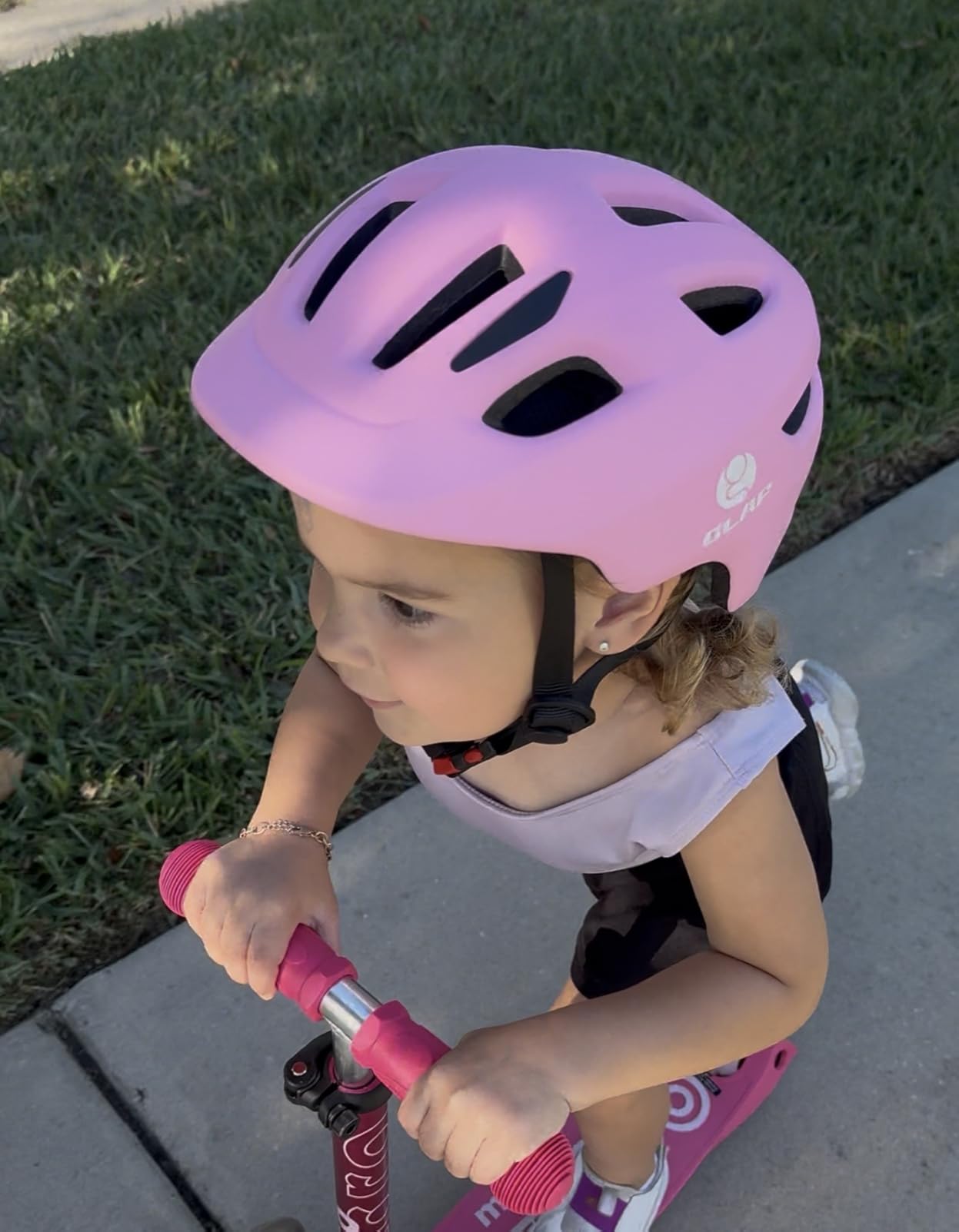 GLAF Baby Bike Helmet Toddler Helmets for 1 Year Old and up Infant Girls Boys Multi Sport Adjustable for Scooter Bicycle Skateboard Cycling customer photo 2
