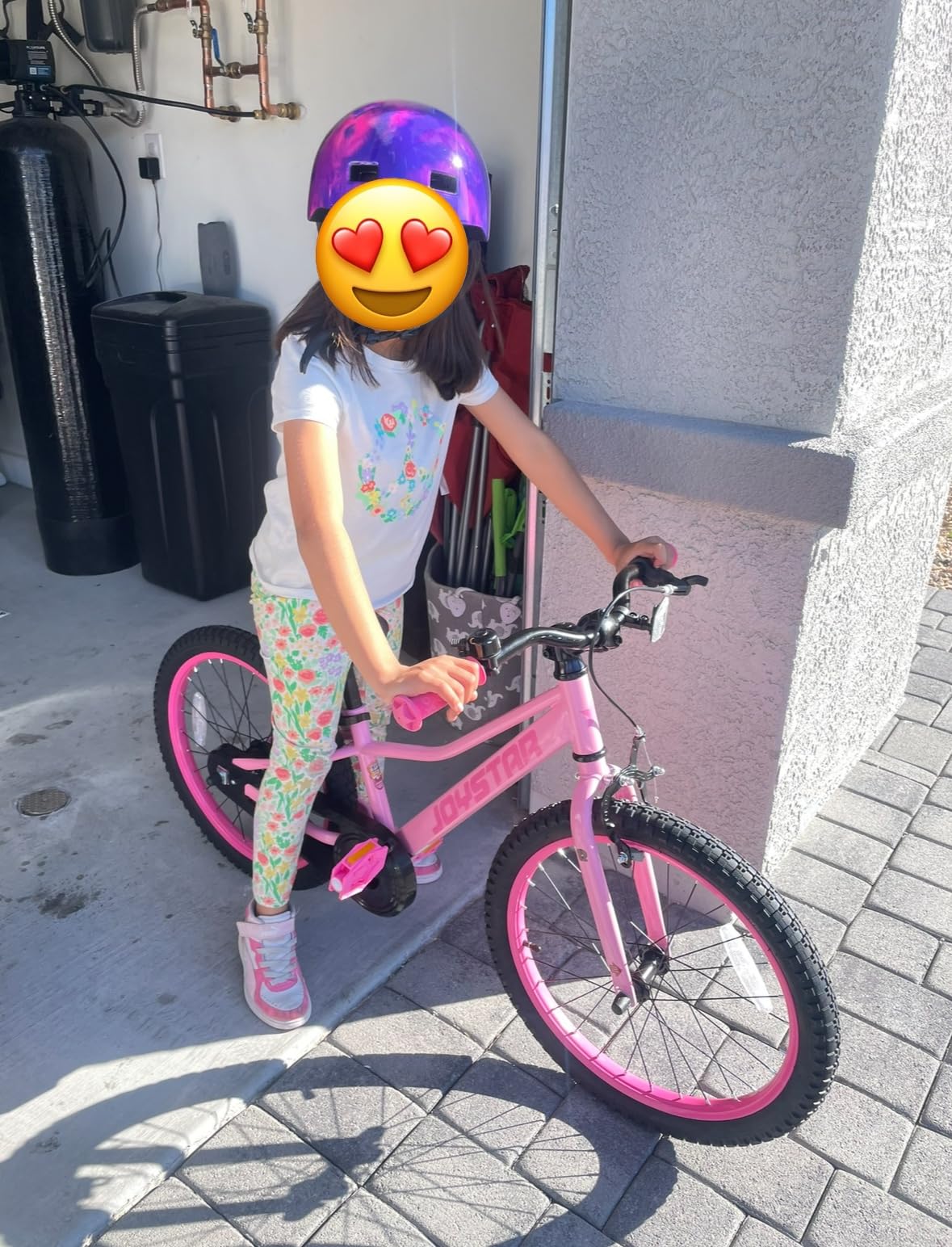 JOYSTAR NEO 20 Inch Kids Bike for Ages 5-9 Years Old Boys & Girls, 20 Inch Wheels Kids Mountain Bike with Training Wheels & Handbrake, Multiple Colors customer photo 2