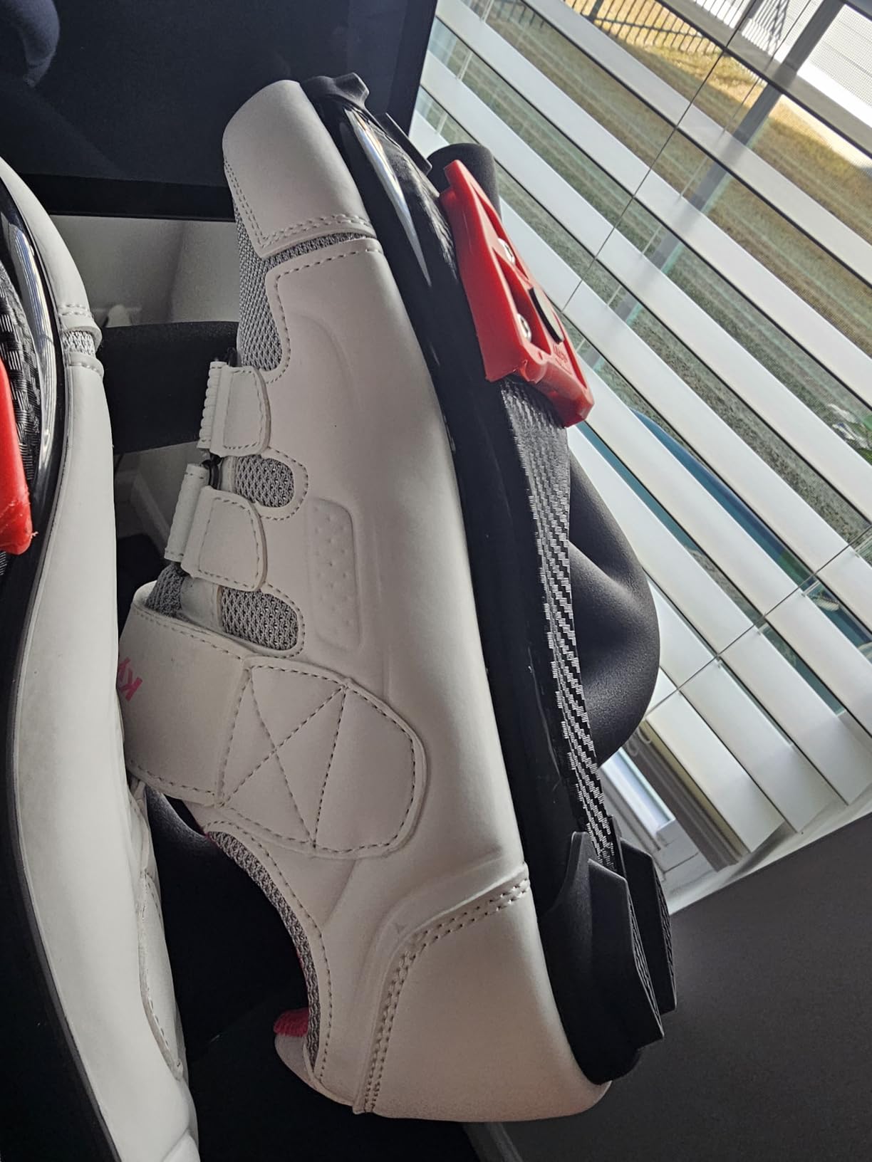 Unisex Road Bike Cycling Shoes Compatible with Peloton Shimano SPD, 3 Straps, Pre-Installed Delta Cleats customer photo 1