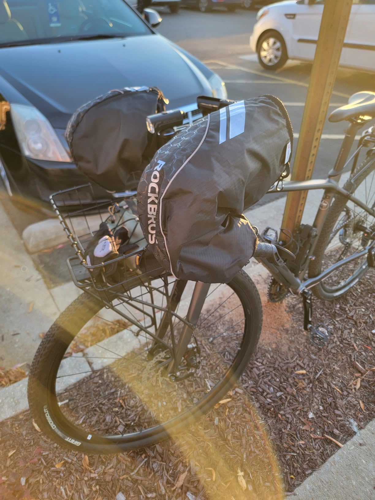 Bike Pogies, Windproof Thermal Handlebar Mitts for Winter Cycling customer photo 2