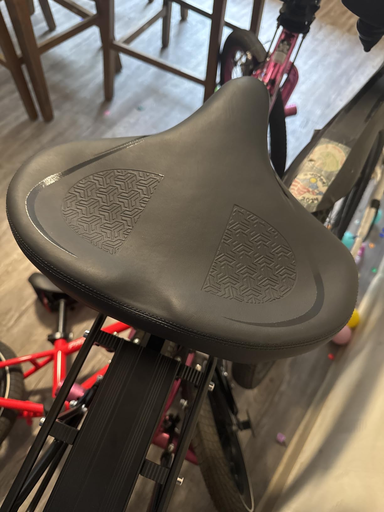 Bicycle Seat, Bike Seat for Women Men Extra Comfort Wide, Oversized Comfortable Seats Saddle for Peloton Bikes, Fit for Exercise Bikes, Electric Bikes, Mountain Bikes, Cruiser Bikes customer photo 2