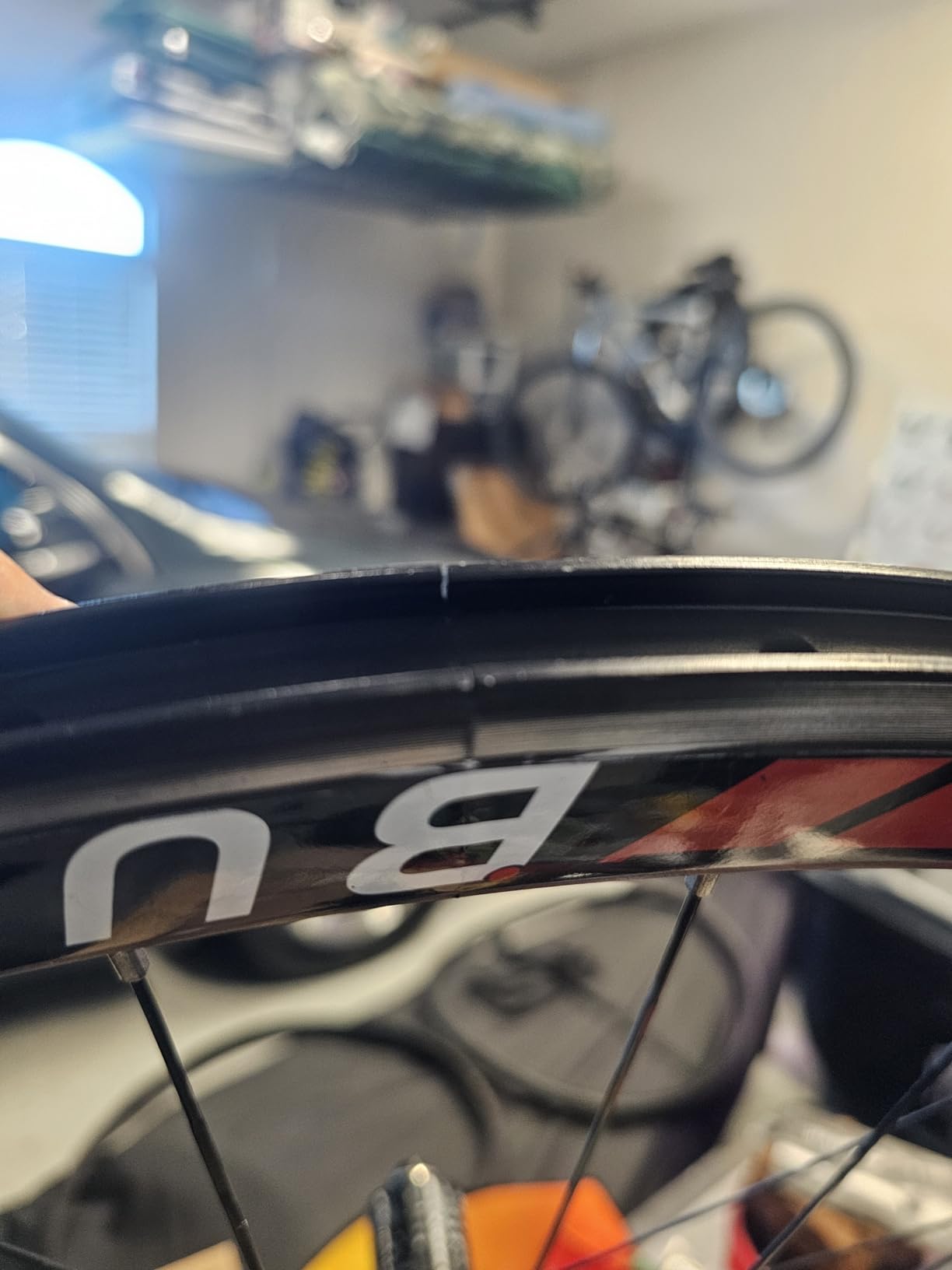 BUCKLOS 700C Road Bike Wheelset Quick Release Front 9x100mm Rear 10x135mm | Disc/Rim Brake with Carbon Hub, 40mm Depth Road Bike Wheels, Clincher 18-25c Bike Wheel 24H Spokes, Fit 8/9/10/11 Speed Cassette customer photo 2