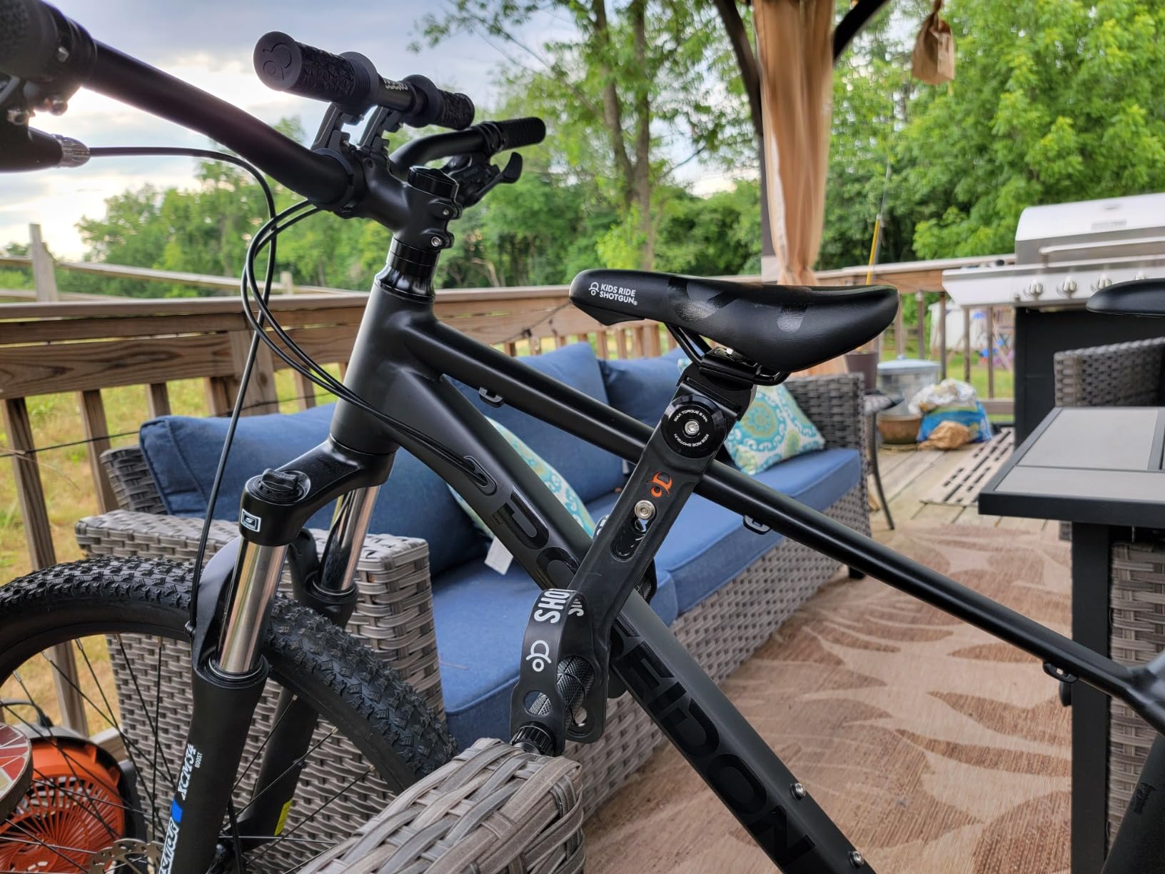 Kids Ride Shotgun - Child Bike Seat & Handlebar Combos - Front Mounted, for Children Aged 2~5 Years, Fits Most Adult Modern Mountain Bikes, Adjustable for Comfort customer photo 2