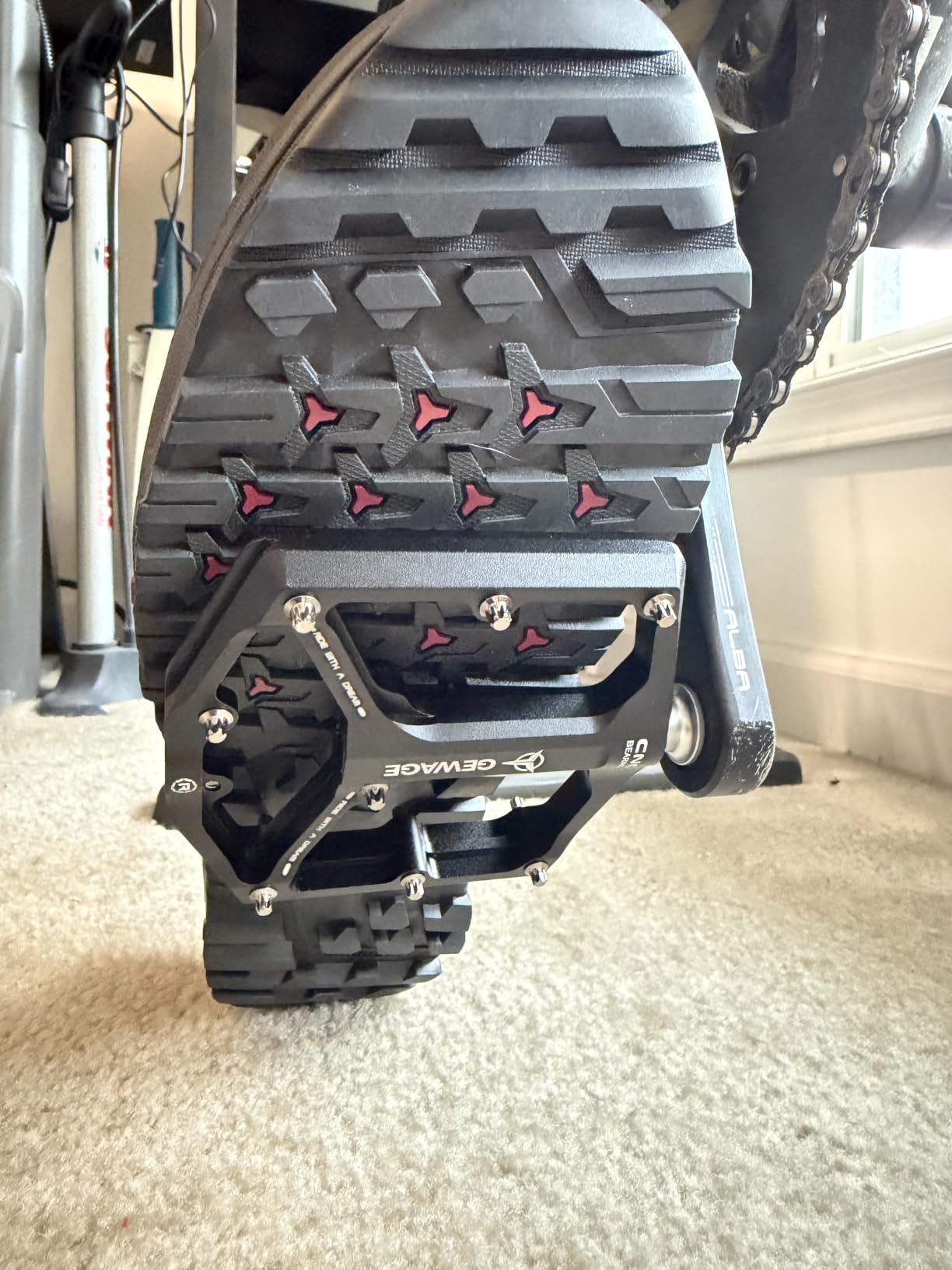 Road/Mountain Bike Pedals - 3 Bearings Bicycle Pedals - 9/16