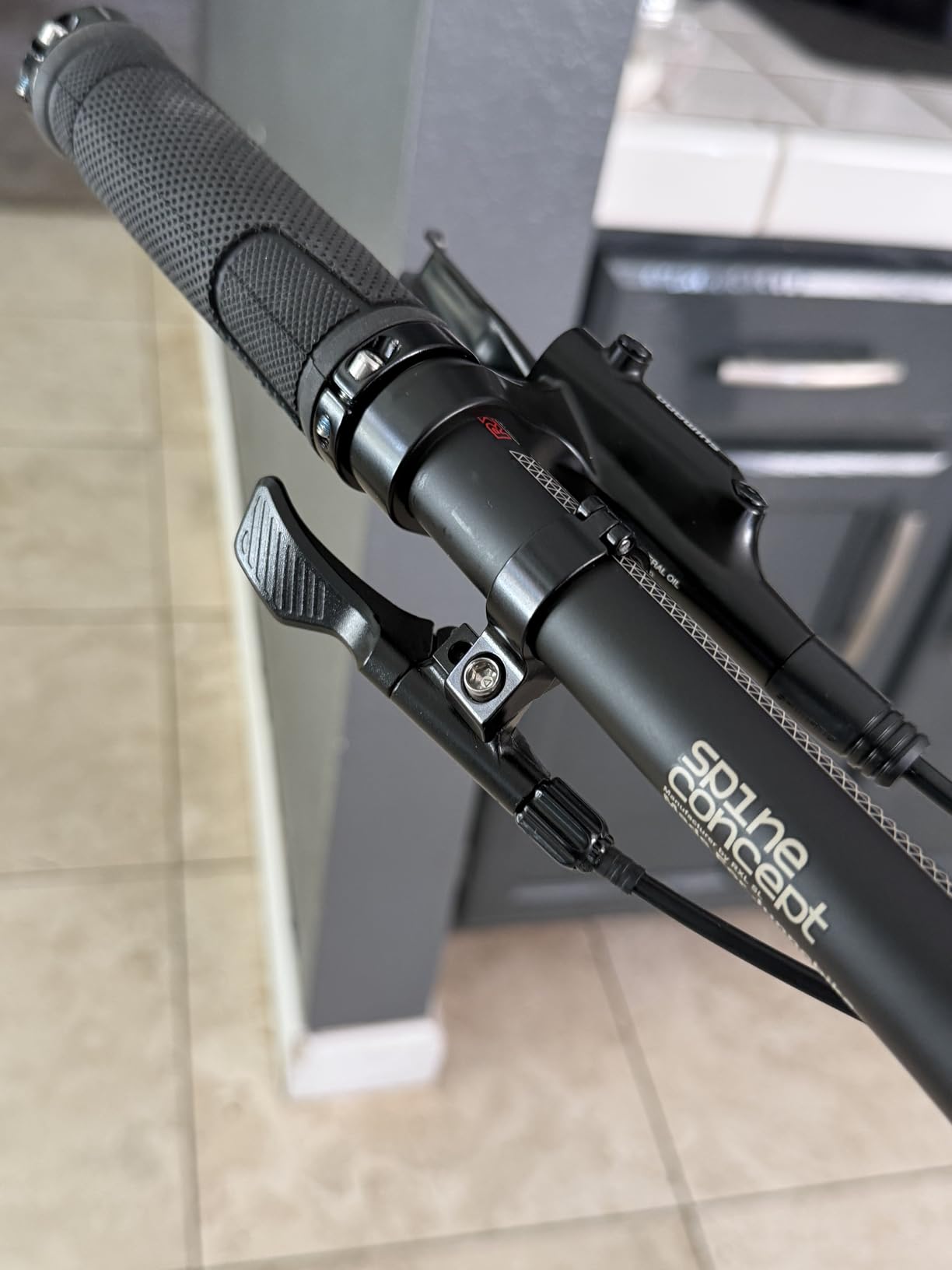 EXA Form 900i 30.9mm/31.6mm Internal Routing Dropper Post with Lever and Cable Kit MTB/Ebike Internal Bike Seatpost 100/120/150mm Travel -345/395/445mm Length customer photo 1