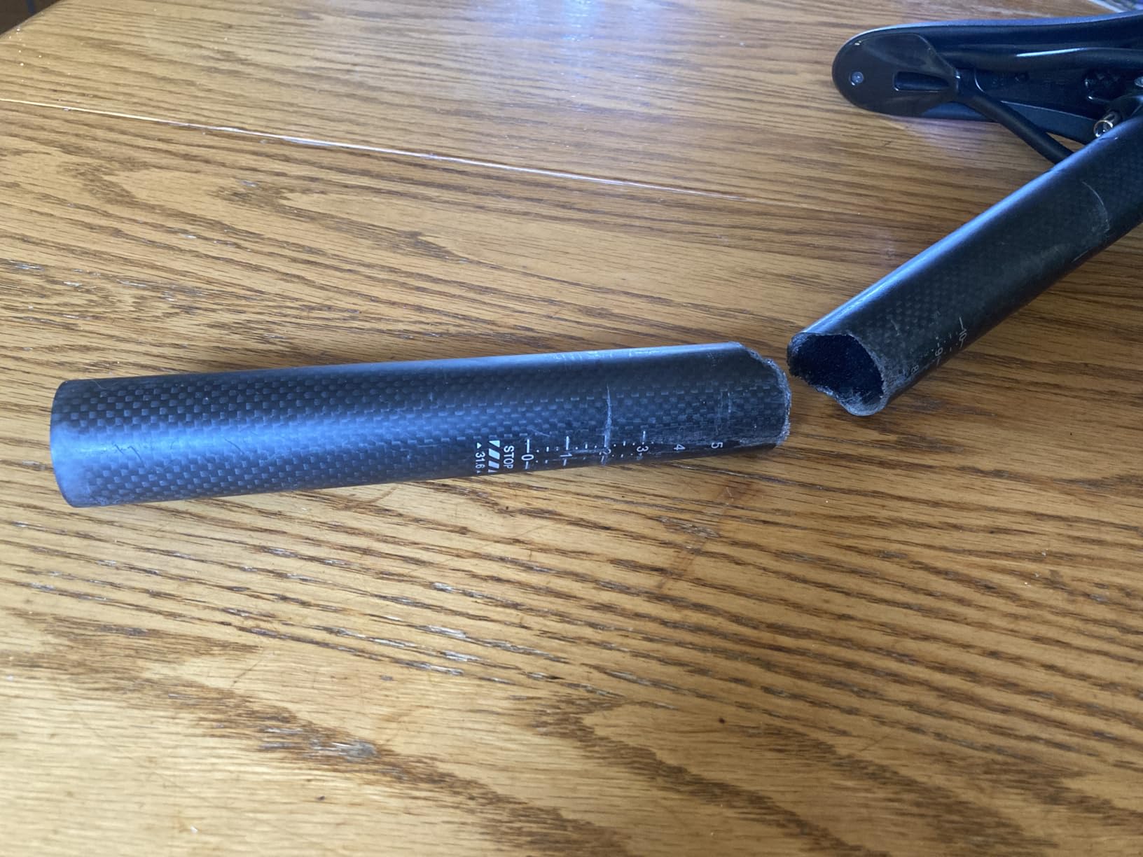 Carbon Bike Seatpost 27.2/31.6mm, 350mm Length | Lightweight Carbon Fiber Bicycle Seat Post, Bike Seat Tube for Road Bikes, MTB, BMX customer photo 1