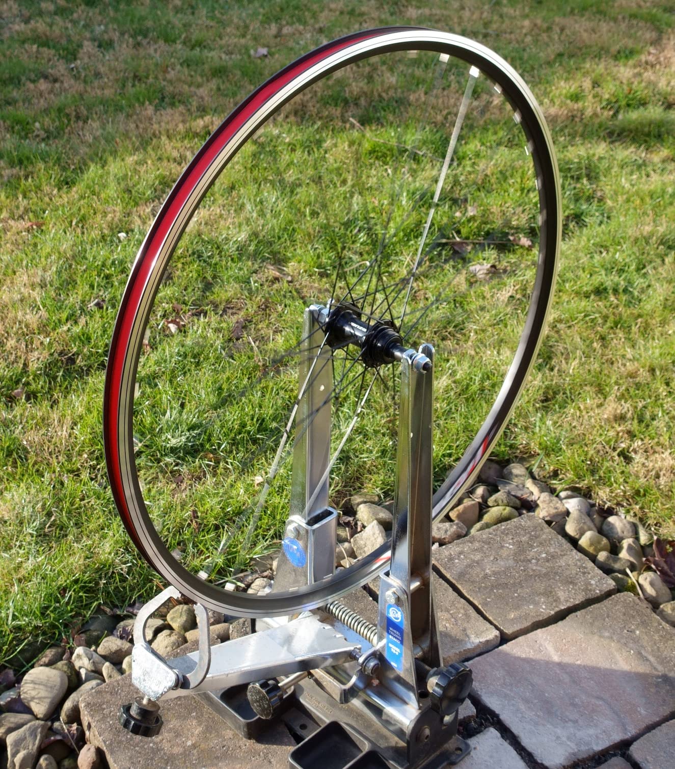 CyclingDeal Road Bike Bicycle 700C Double Wall Alloy Wheelset - Compatible with 6/7/8 Speed Thread-on Freewheel - Bolt-on Axle Front & Rear customer photo 2