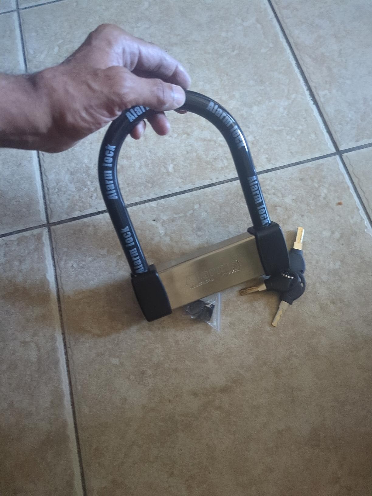 Alarm U-Lock for E-Bikes, 5/8