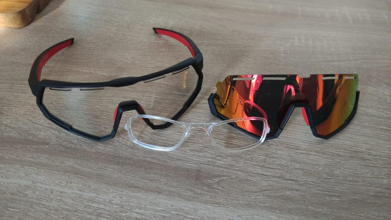 ROCKBROS Mountain Bike Glasses Polarized Photochromic 2 Lens | Cycling Glasses, UV400 Protection, Anti-Fog, Adjustable Nose Pad, Cycling/Driving/Hiking customer photo 1