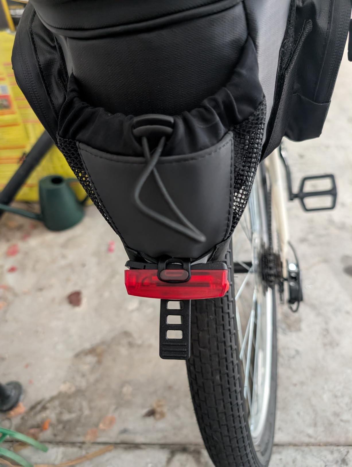 WOTOW Rear Bike Rack Bag, 12L Waterproof Saddle Trunk Bag for Bicycle customer photo 2