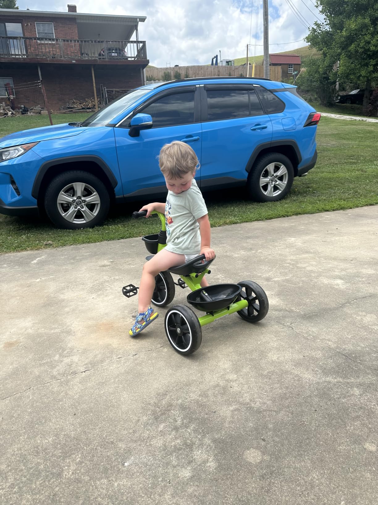 KRIDDO Toddler Tricycle for Toddlers Age 2-5, Tool-Free Trike customer photo 1