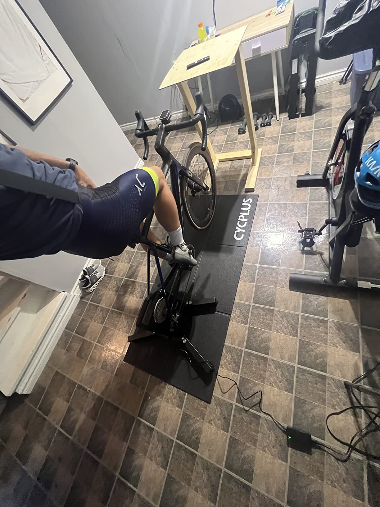 CYCPLUS Smart Bike Trainer, Brushless Motor, Gradient Simulator, BLE & ANT+ Dual Mode, Virtual Shifting, Triple Silent Design customer photo 1