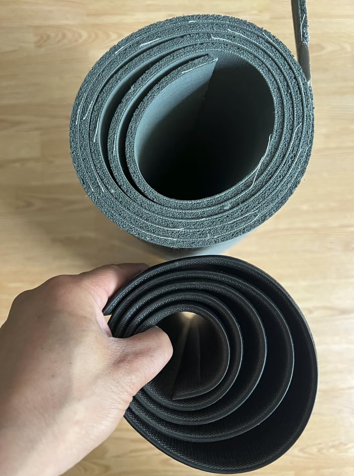 Cycleclub Bike Mat Compatible with Peloton Bike,Elliptical,Treadmill Mat, 6mm Thick, Under Exercise Bike Trainer Pad for Indoor Stationary Spin Bike Gym Equipment Hardwood Floor Carpet Protector customer photo 1