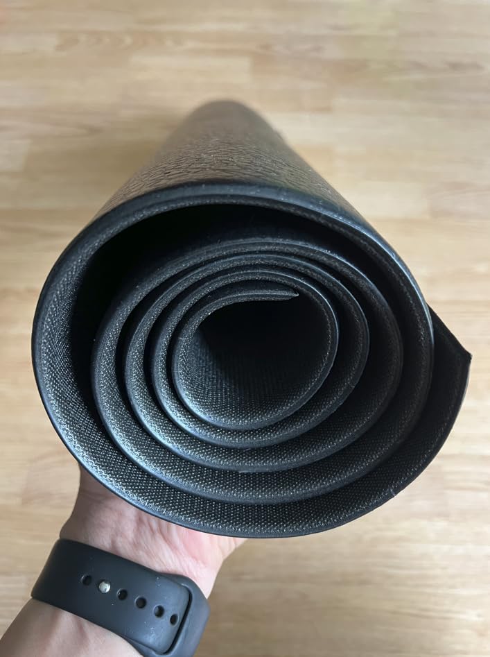 Cycleclub Bike Mat Compatible with Peloton Bike,Elliptical,Treadmill Mat, 6mm Thick, Under Exercise Bike Trainer Pad for Indoor Stationary Spin Bike Gym Equipment Hardwood Floor Carpet Protector customer photo 2