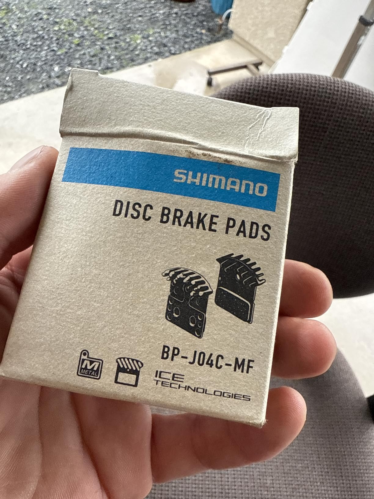 Shimano J04C Metal PAD W/FIN, W/Spring, W/Split PIN, 1 Pair customer photo 2