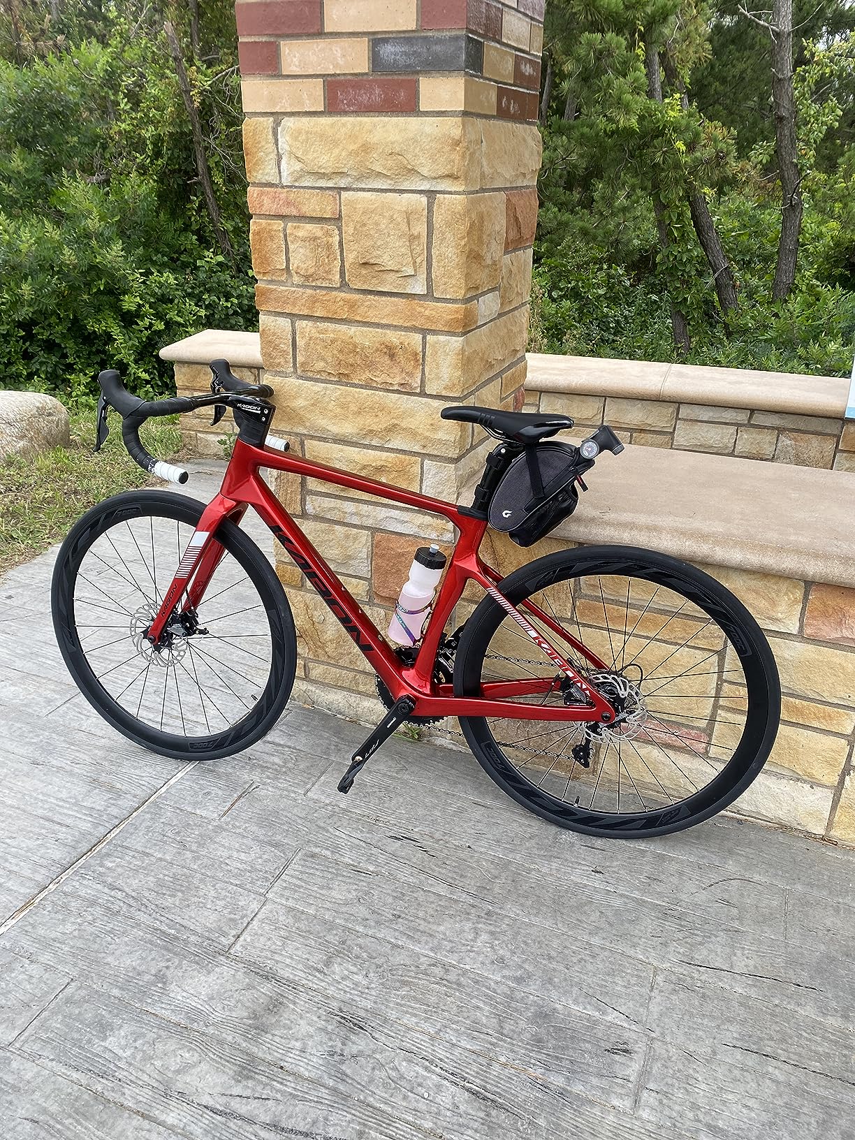 KABON Carbon Road Bike, 700C Carbon Fiber Frame Road Bike with 105 R7000 22 Speed Disc Brake Racing Bicycle for Men and Women customer photo 1
