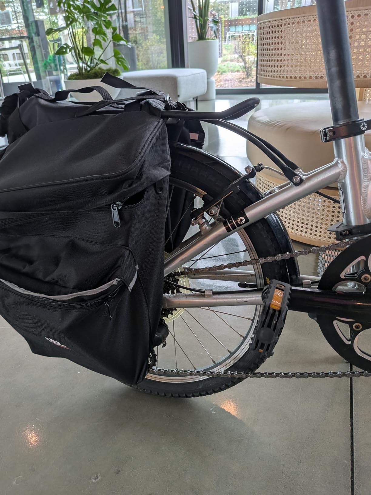 KEMIMOTO Bike Bag Panniers with Rain Cover, 34L Waterproof Bicycle Saddle Bag for Rear Rack customer photo 1