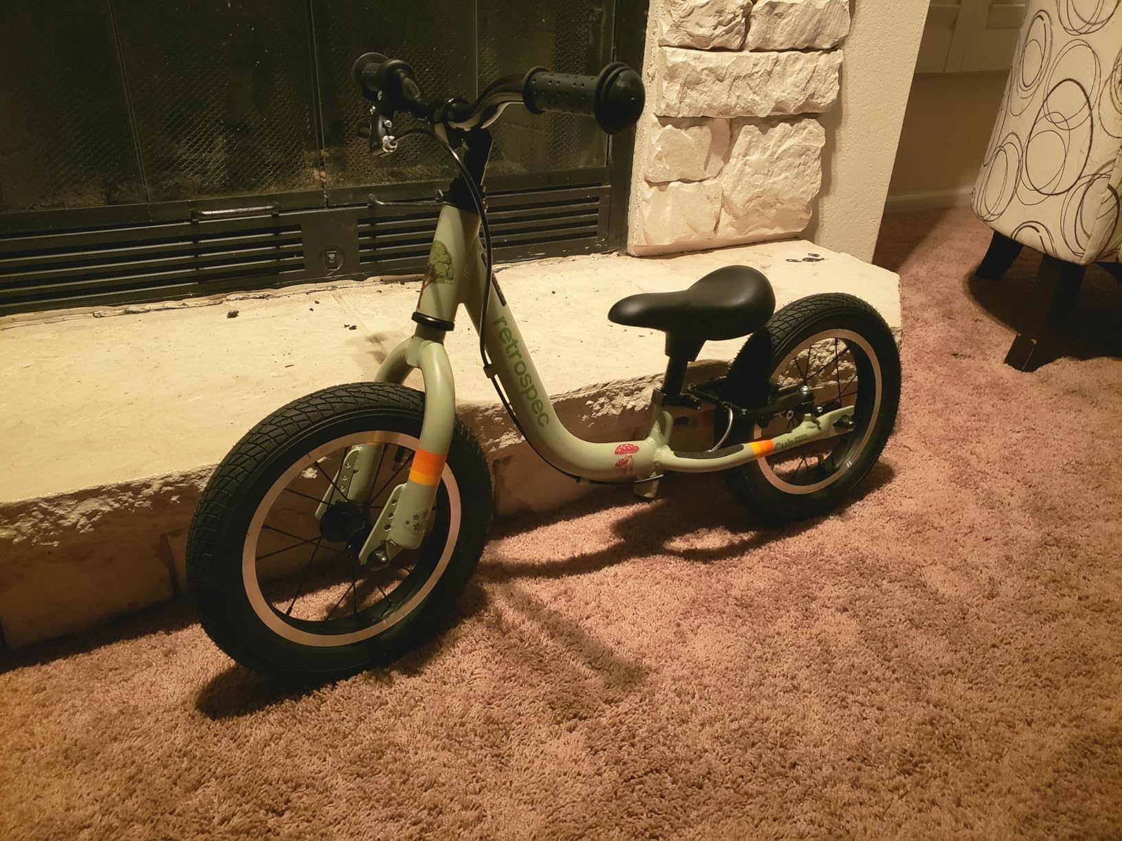 Retrospec Cub Plus Toddler Balance Bike for Boys & Girls Ages 18 Months - 4 Years No Pedals with Lightweight Frame and Adjustable V-Brake, Seat and Handlebar for Kids customer photo 1
