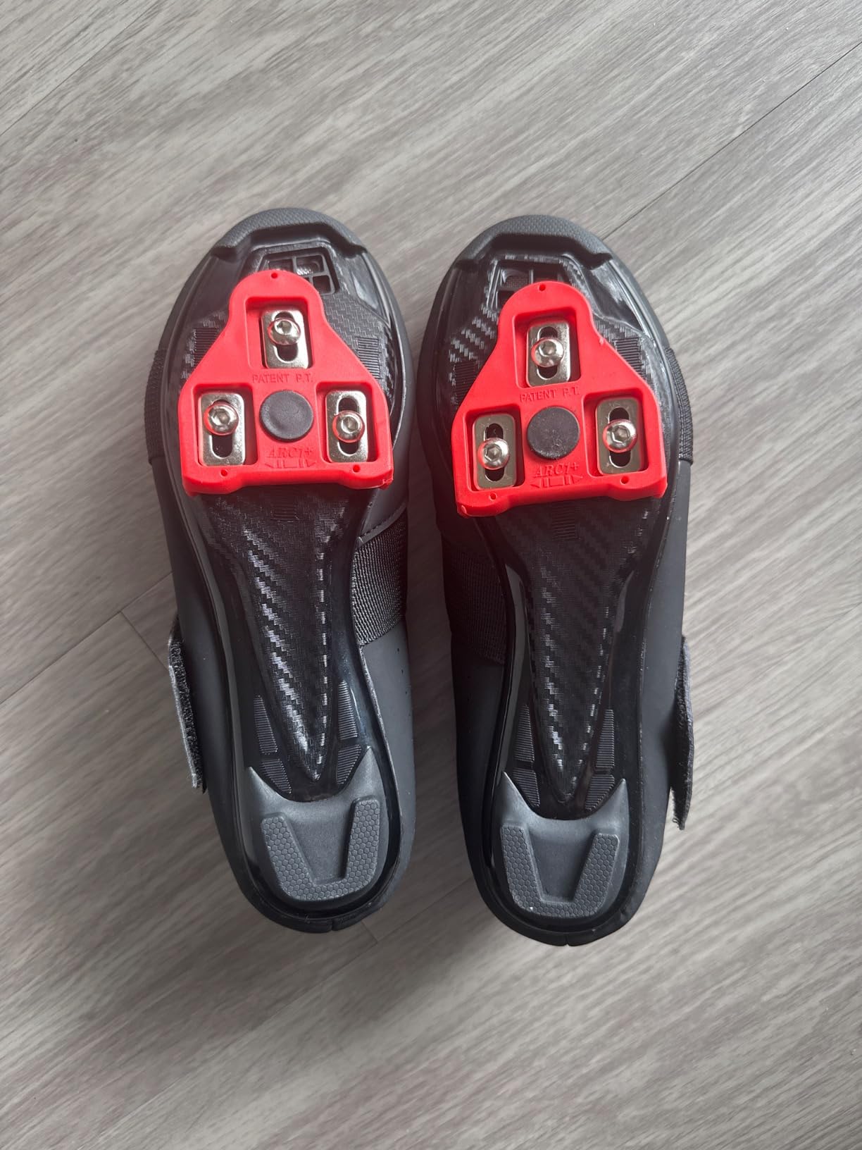 Unisex Cycling Shoes Compatible with Peloton Bike with Single Hook & Loop Strap and Delta Cleats Included for Indoor Road Riding customer photo 1