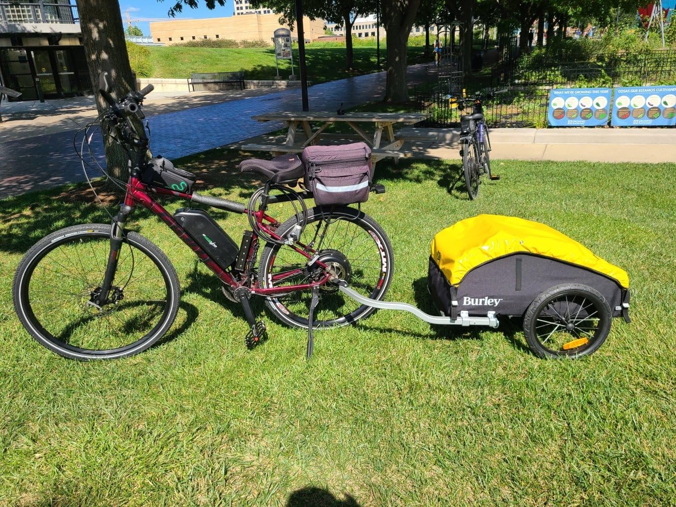 Burley Nomad | Touring Cargo Bike Trailer with Water-Resistant Cover, Large Storage Capacity & 100 lb Load Rating customer photo 1