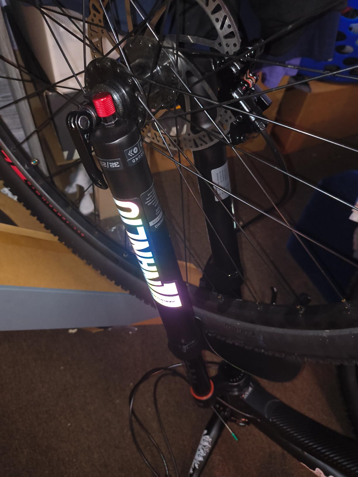 Mate Bicycle Suspension Forks - 26/27.5/29 Inch Oil and Air Fork - Rebound Adjustment - Mountain Bike Fork with 120mm Travel customer photo 2