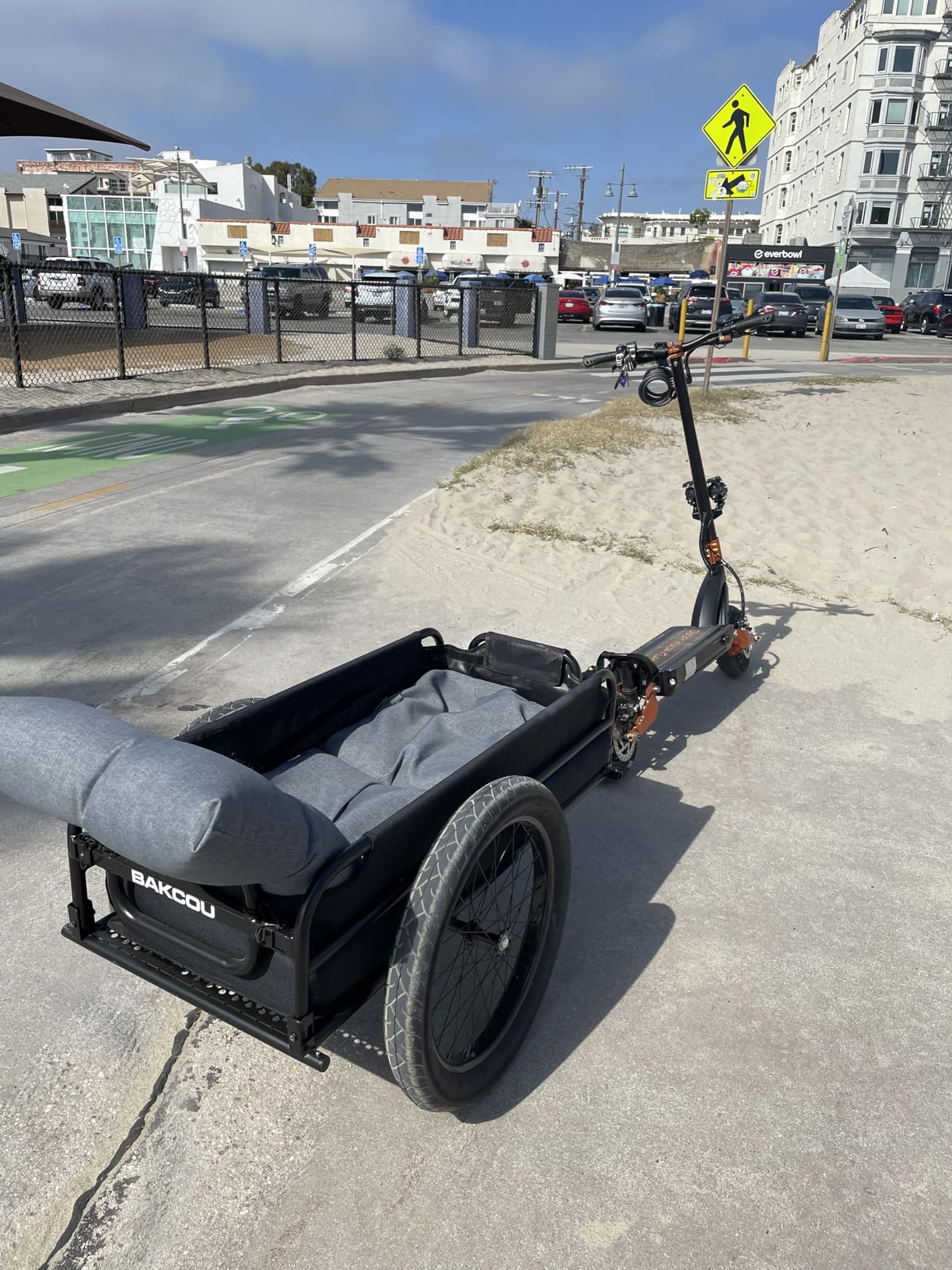 Bakcou - Folding Cargo eBike Trailer with 20