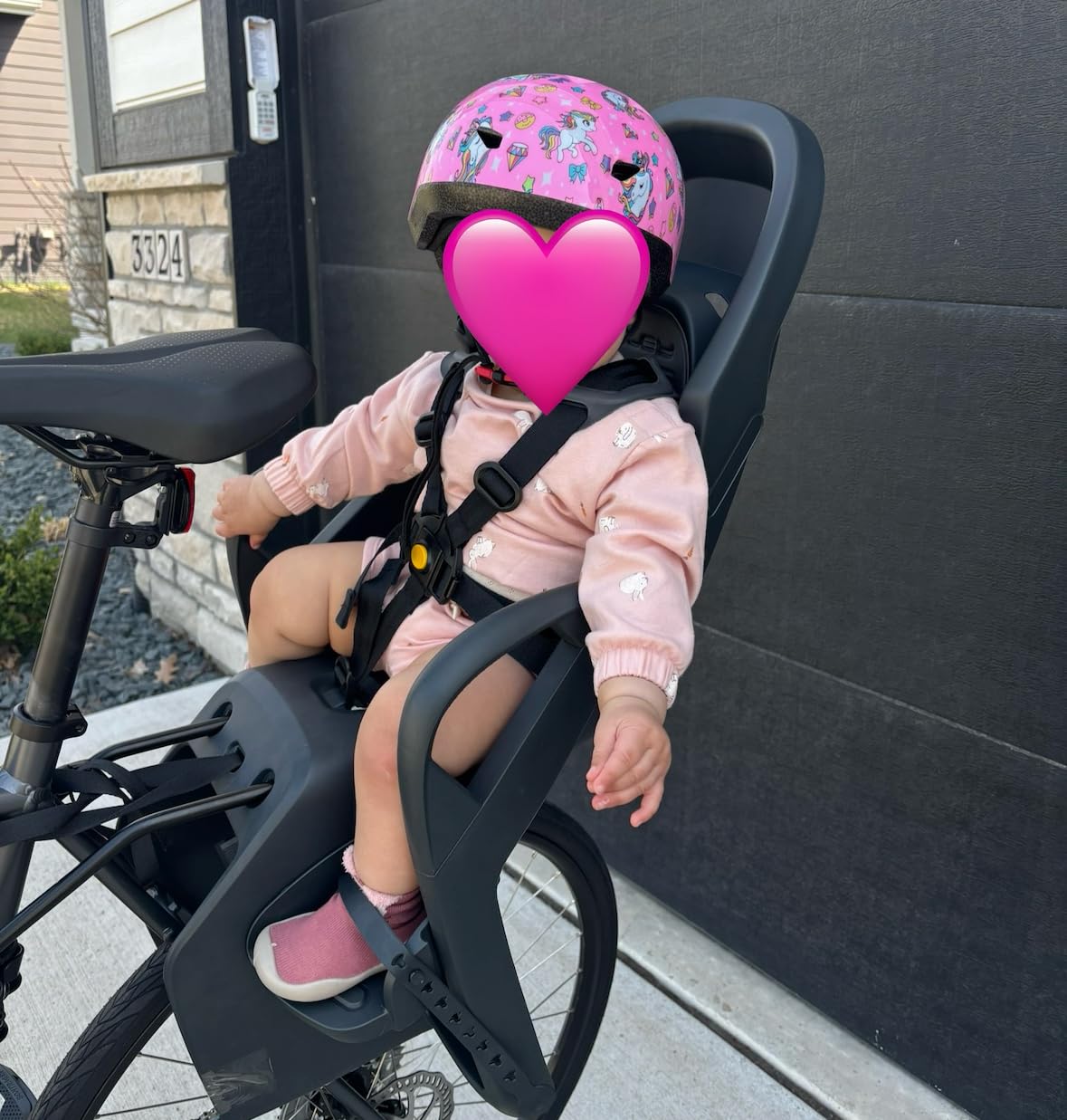 Dash FM, Frame Mount Child Bike Seat customer photo 2