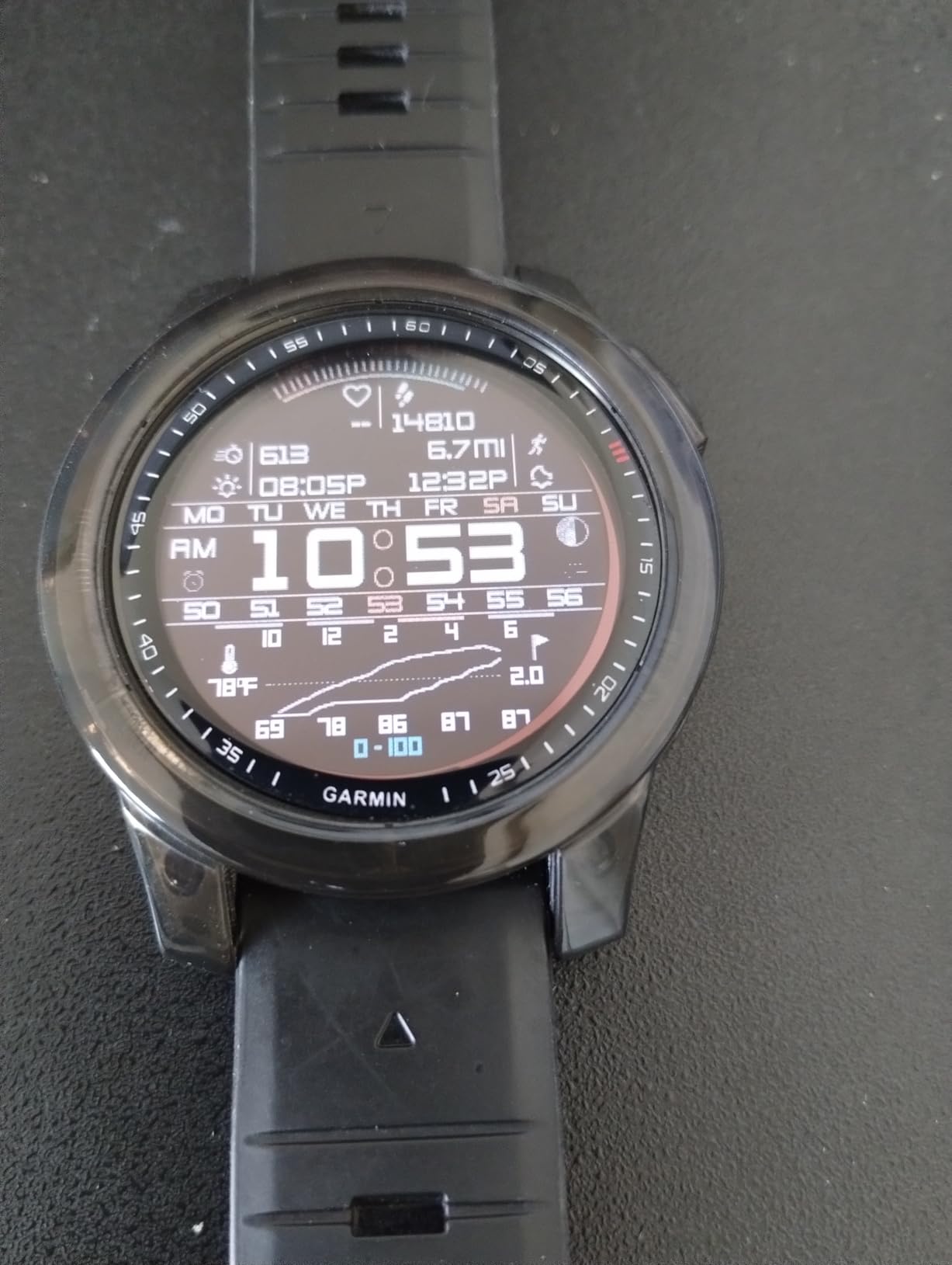 Garmin fēnix 7X Pro Solar, Multisport GPS Smartwatch, Built-in Flashlight, Solar Charging Capability, Black customer photo 1