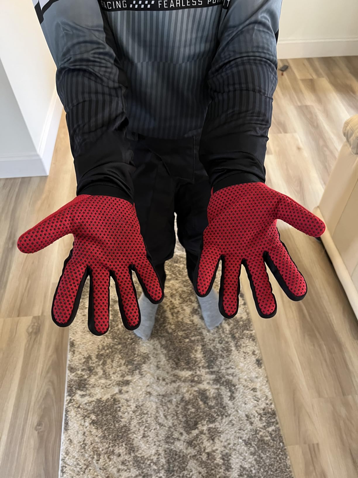 Youth Motocross Gloves - Pro-Grade Protection for Dirt Bike & BMX Riders | High-Performance Gear for Boys & Girls | Built for Future Champions customer photo 1