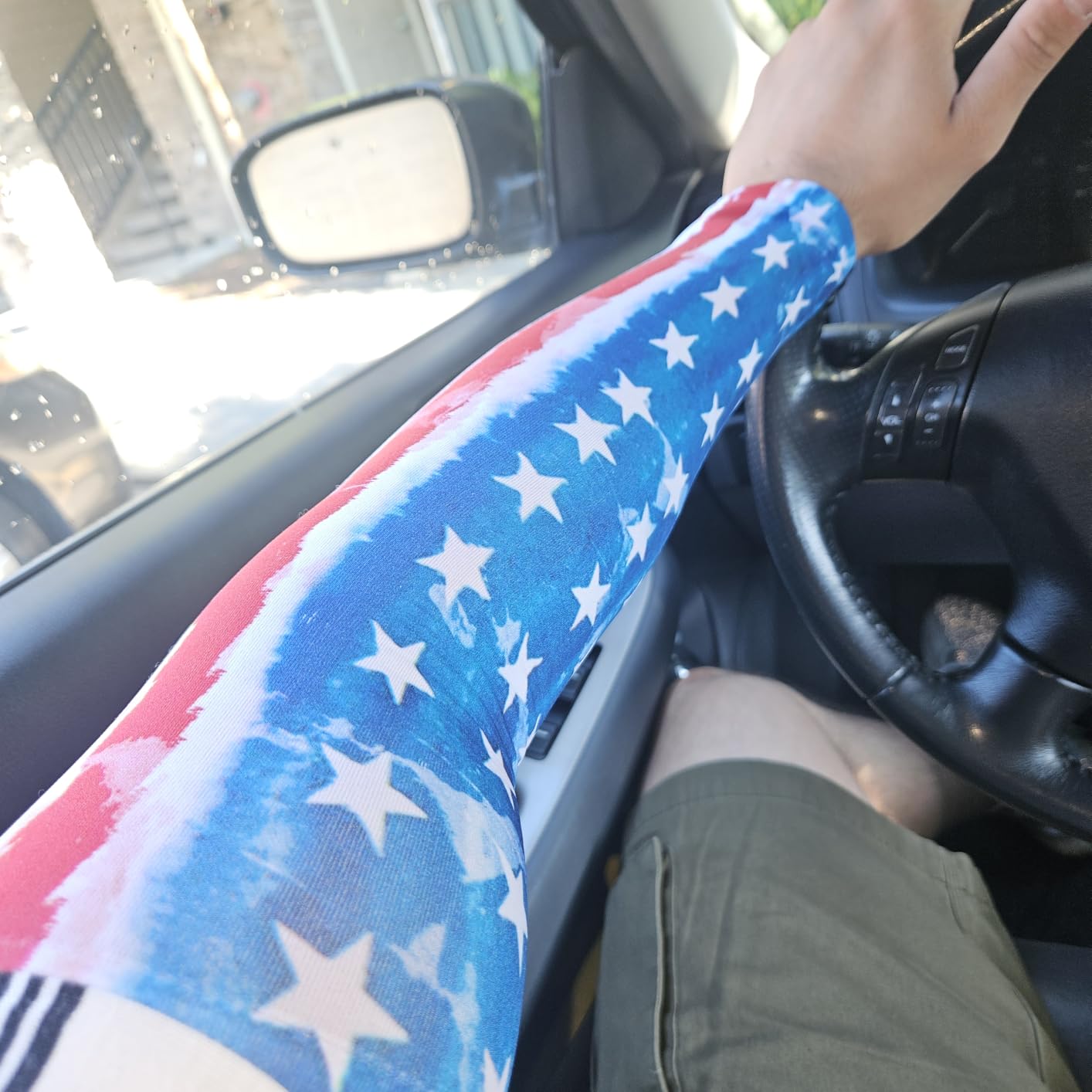 ROXUN Arm Sleeves, Cooling UV Sun Protection Sports Compression for Men/Women customer photo 2