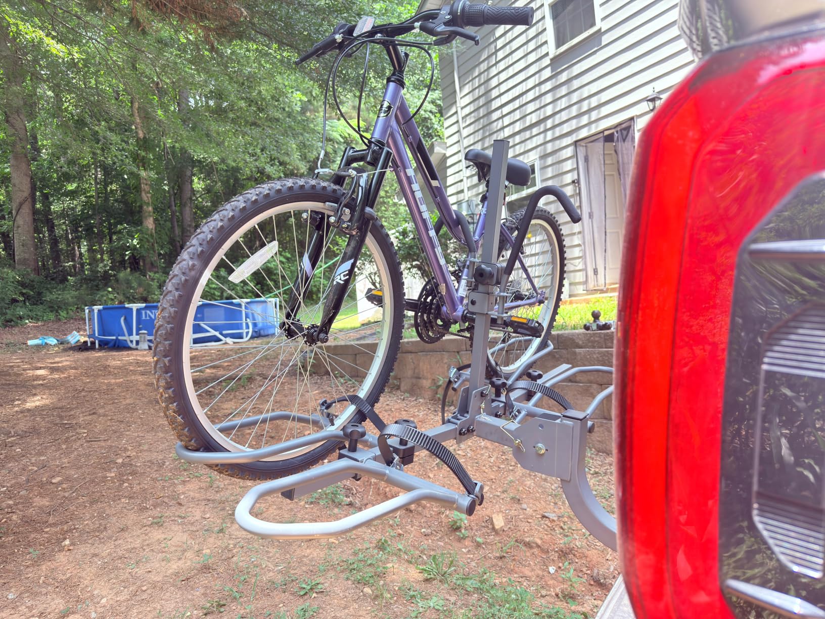 WILDROAD 2-Bike Hitch Rack, 180 lbs, Tilting & Foldable, Fits 2