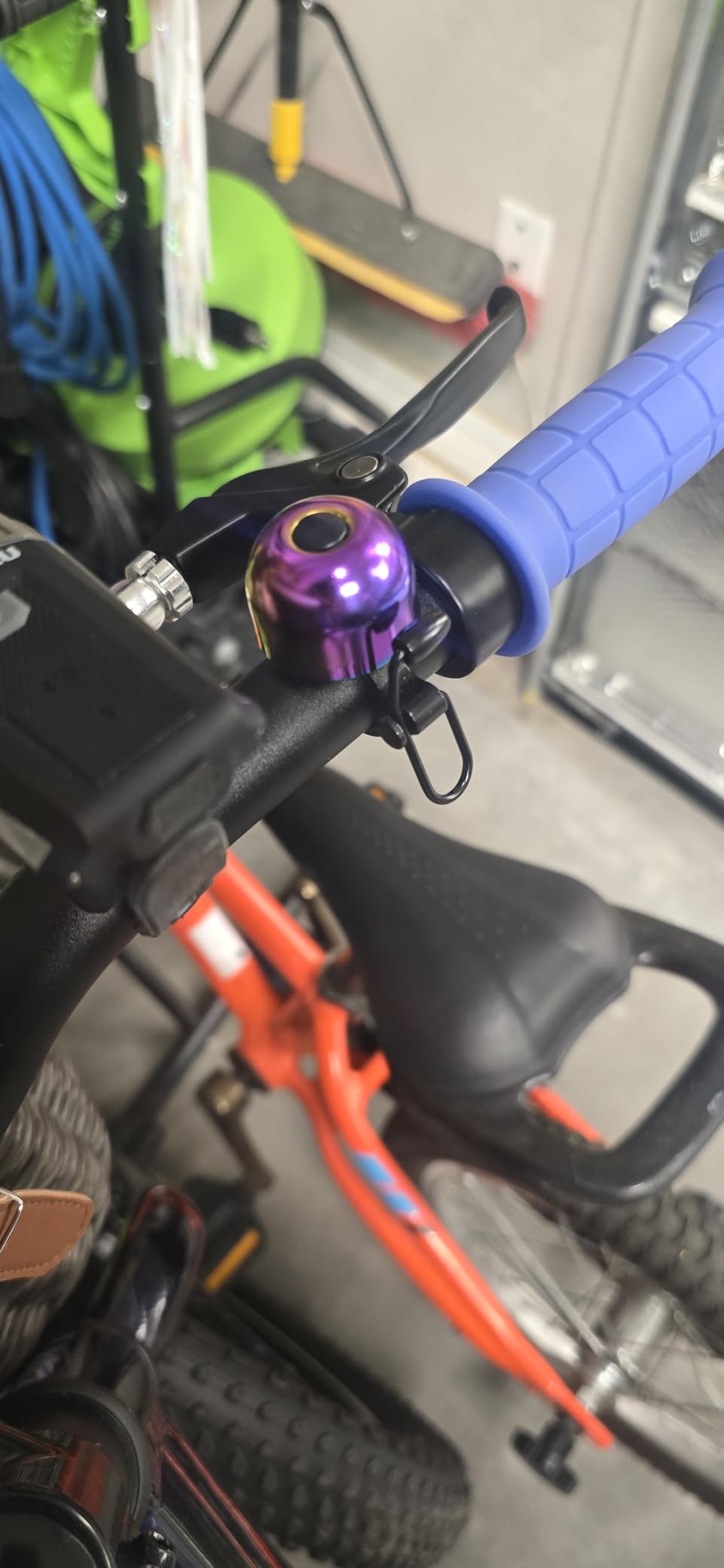 MARQUE Bike Bell for Adults & Kids - Nice, Loud, Crisp Ding Sound Bicycle Bell - Must Have Bicycle Accessories for Mountain MTB, Beach Cruisers, Commuter, Kids Bike - Easy to Install on Handlebar customer photo 1