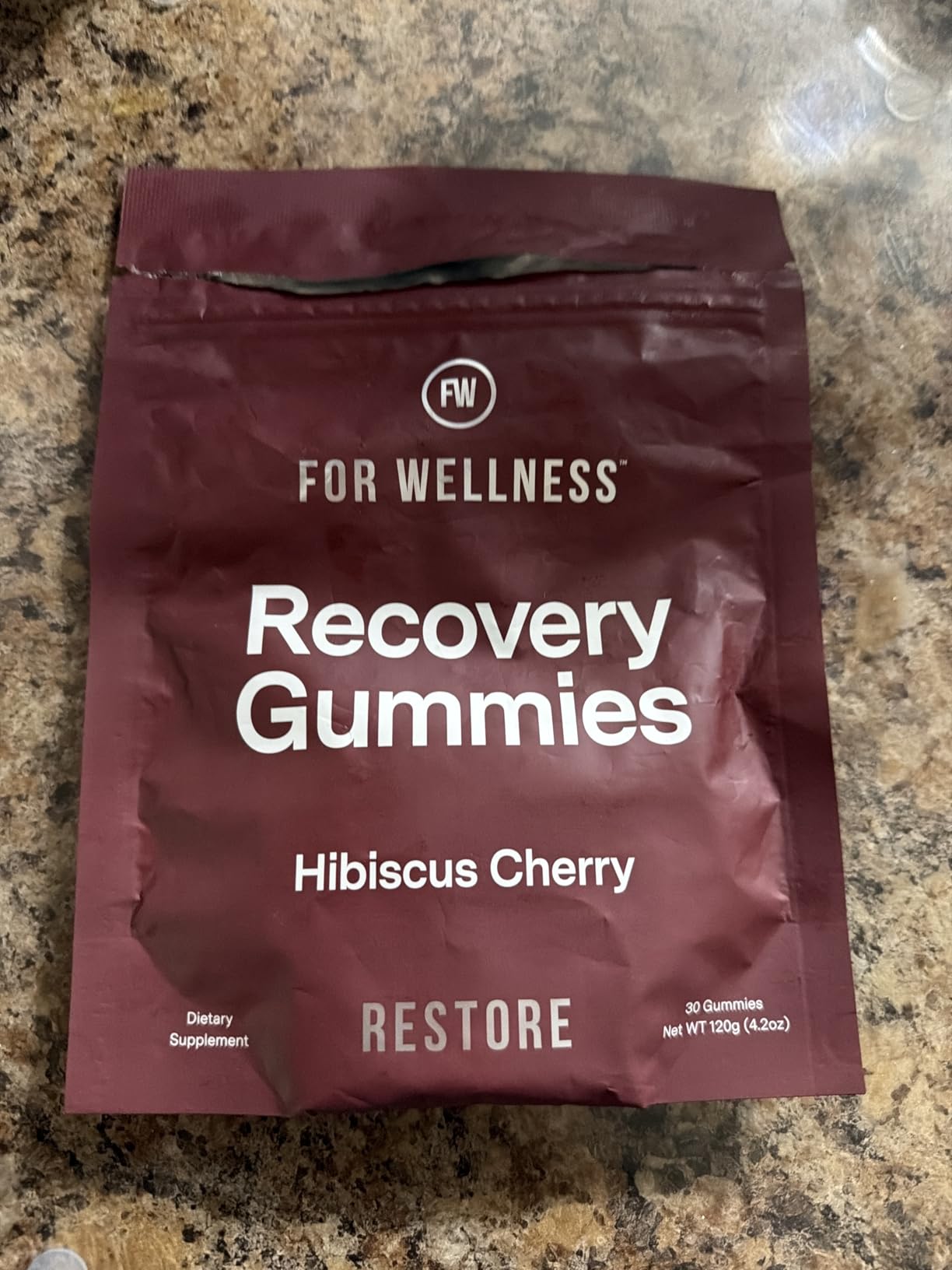 For Wellness Recovery Gummies Restore | Tart Cherry Energy Supplements with Electrolytes for Muscle Soreness, Post-Workout Performance & Recovery | Vegan, Non-GMO, 30 Count customer photo 1