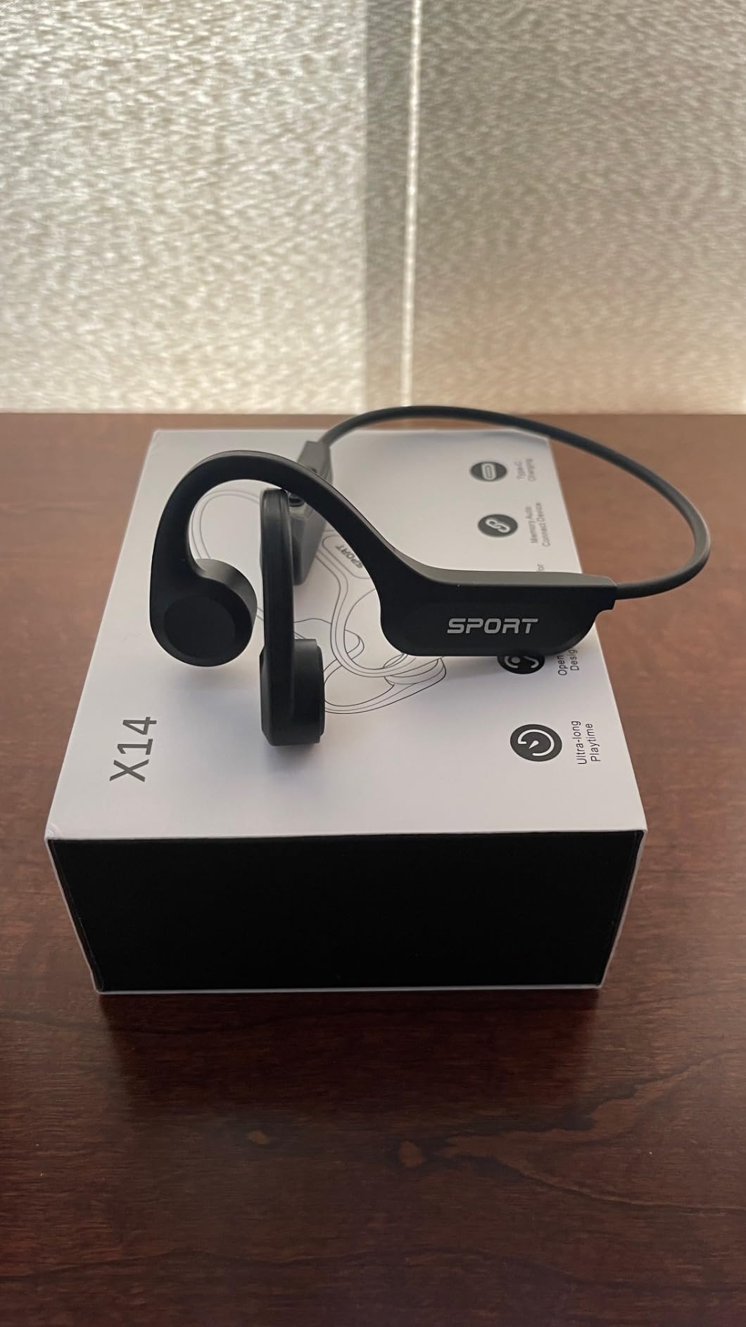 CXK Bone Conduction Headphones Bluetooth 6.0 Open Ear Headphones with Mic, Premium Loud Sound 10-Hour Playtime Bluetooth Headphones, IPX6 Waterproof Sports Headset for Running, Cycling, Walking customer photo 2