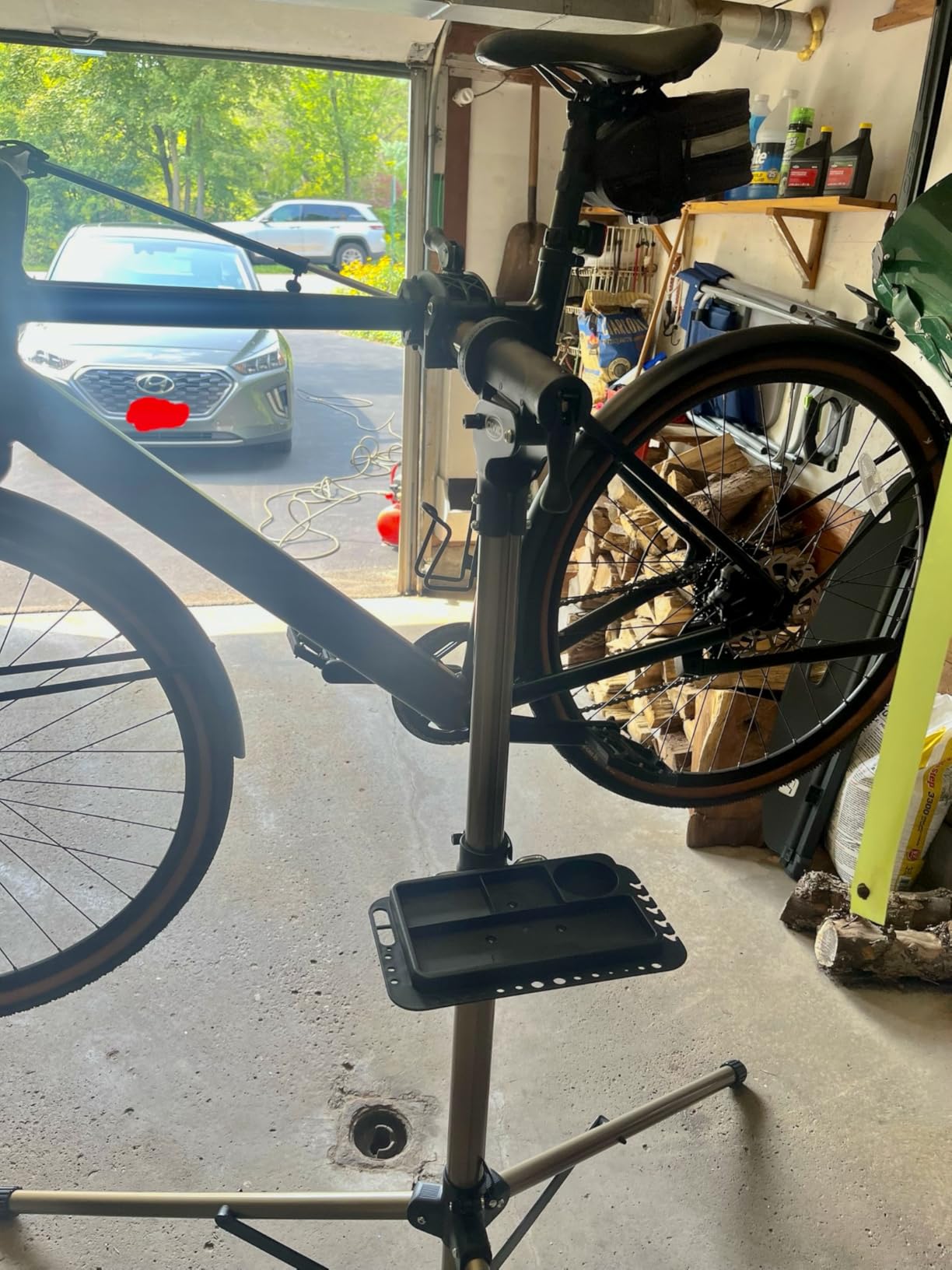 CXWXC Bike Repair Stand 88lbs- E Bike Stand for Maintenance Workstand - Ebike Repair Stand Shop Home Mechanics for Mountain Bike and Road Bike (Max. 88lbs) customer photo 2