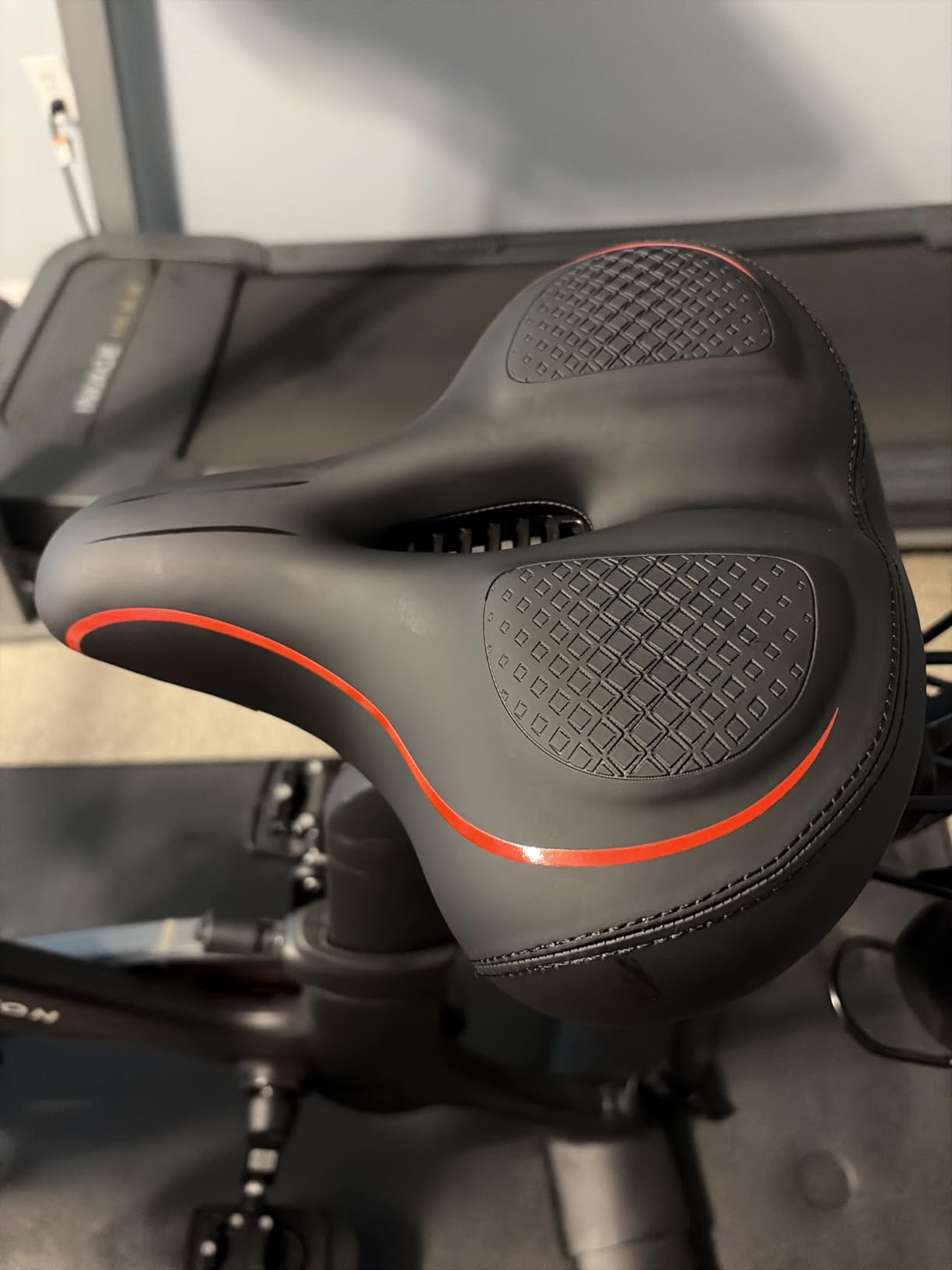 Replacement Extra Wide Seat for Original Peloton Bike & Bike+ and The Cross Training Bikes, Oversized Seat Cushion, Saddle Replacement for Women & Men, Accessory for Peloton customer photo 1