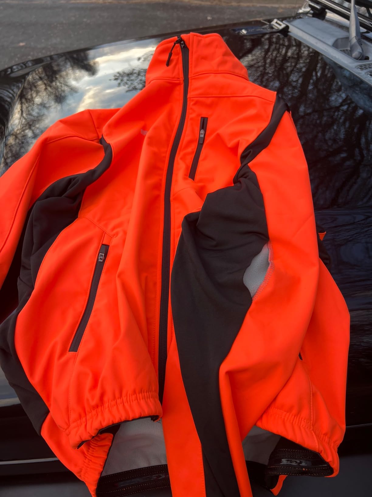 Winter Cycling Jacket for Men Windproof Bike Jacket | Water-Resistant 3-Layer Fabric, 6-Pocket Storage, Breathable Stretch Panels, Reflective Details customer photo 2