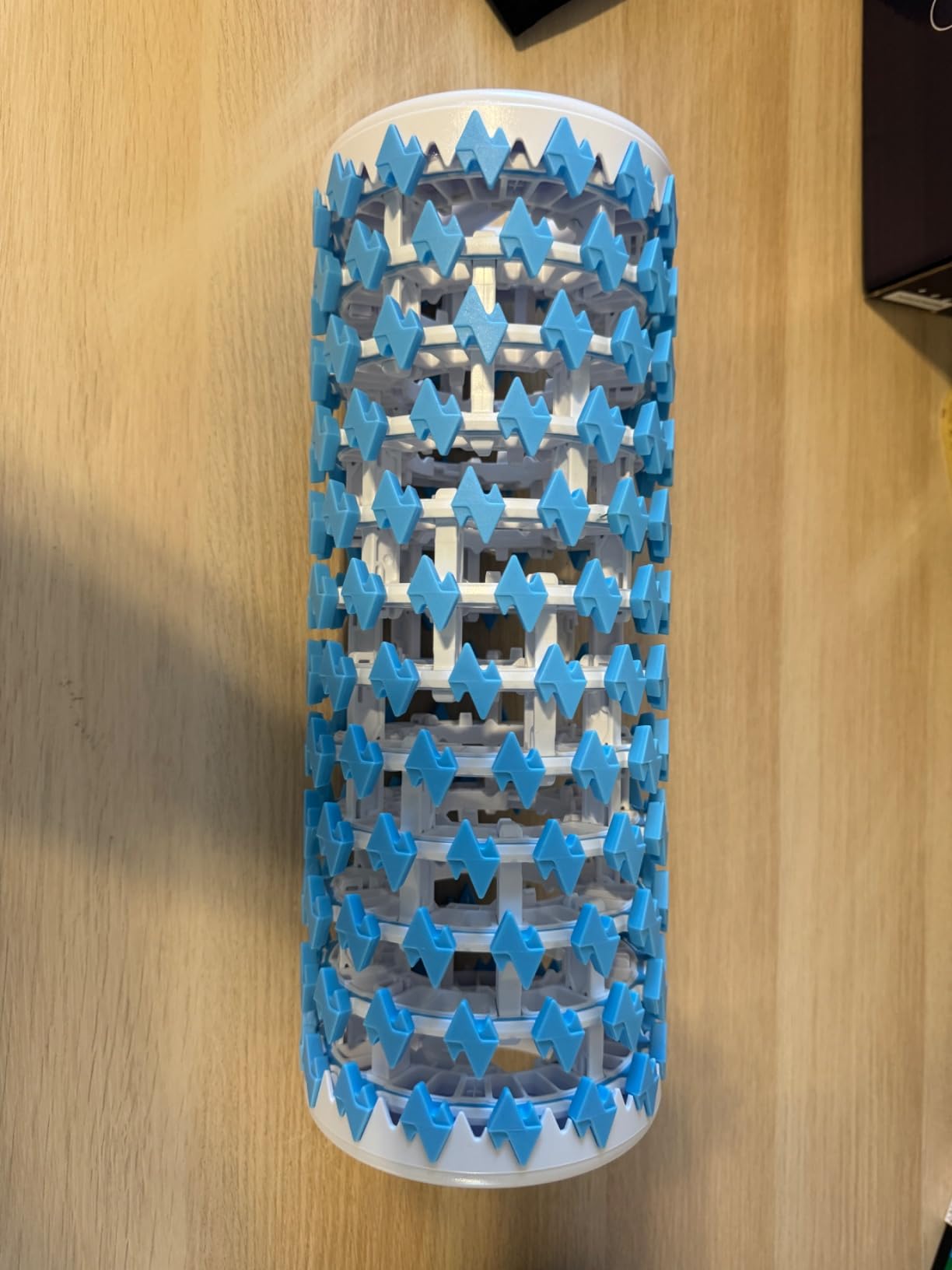 Collapsible Foam Roller for Exercise and Recovery (13 Inches), Easily Portable at 5.5 inches (Blue) customer photo 1