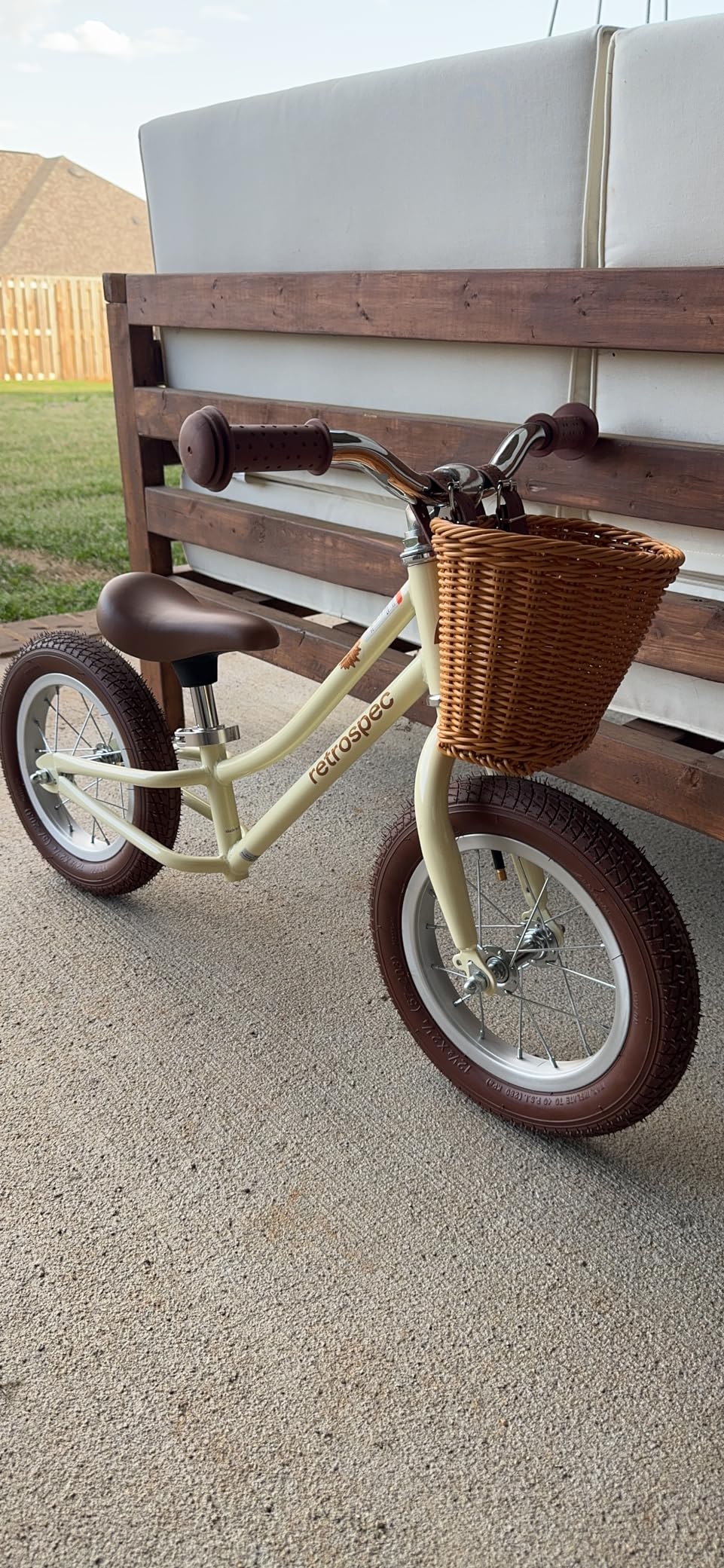 Retrospec Baby Beaumont Kids Balance Bike for Toddlers, No Pedals, Air Filled Tires customer photo 2