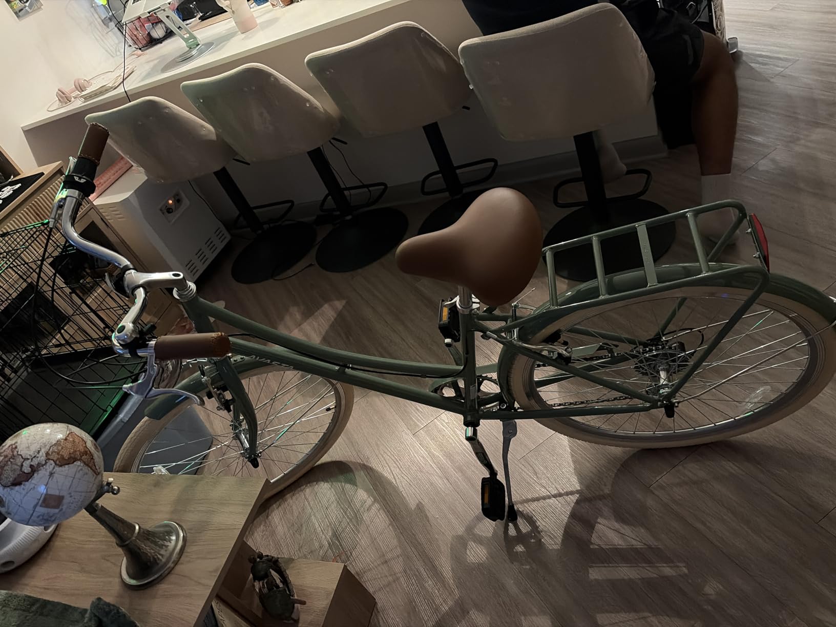 AVASTA Vela 26 Inch Women Female Hybrid Bike | Dual V-Brake, Alternative Light or Basket, Wide Saddle, Step-through Frame with Smooth 6-speed for Comfortable Commuting customer photo 1