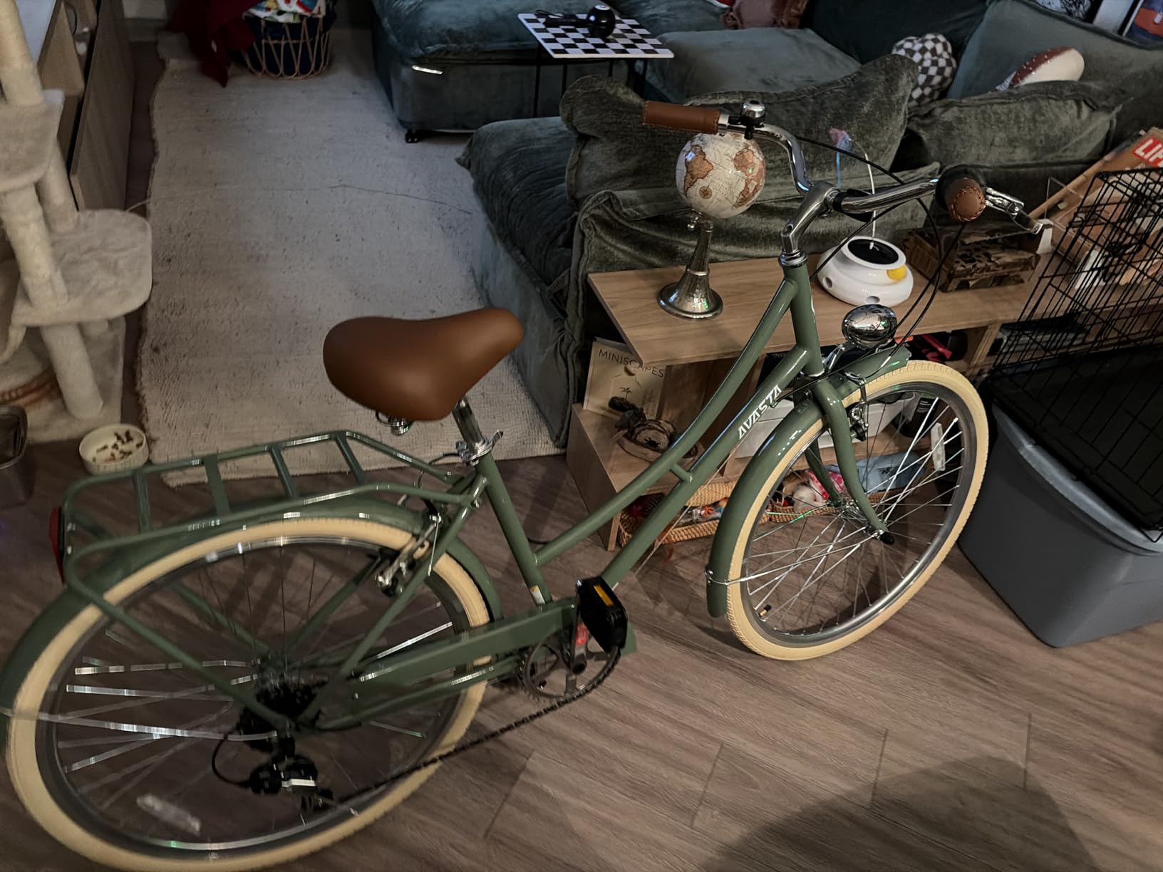 AVASTA Vela 26 Inch Women Female Hybrid Bike | Dual V-Brake, Alternative Light or Basket, Wide Saddle, Step-through Frame with Smooth 6-speed for Comfortable Commuting customer photo 2