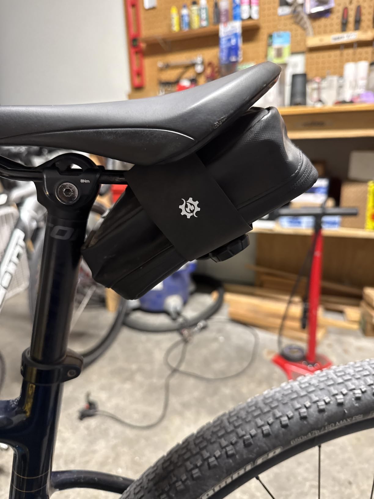 Falcon Magnetic Small Saddle Bag (Black, Extra Small) customer photo 2