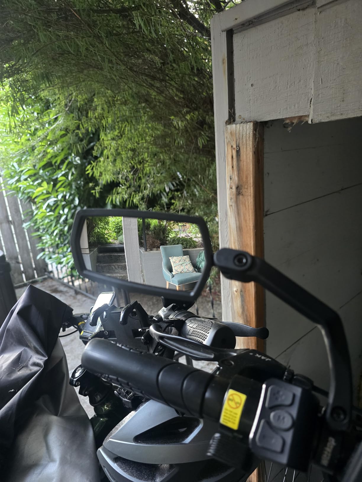 WITTKOP Bike mirror | Large HD field of vision | 360° rotatable & foldable | Mounting above & below | Break-proof & durable | ebike accessories, bike mirror handlebar mount, bicycle mirrors customer photo 2