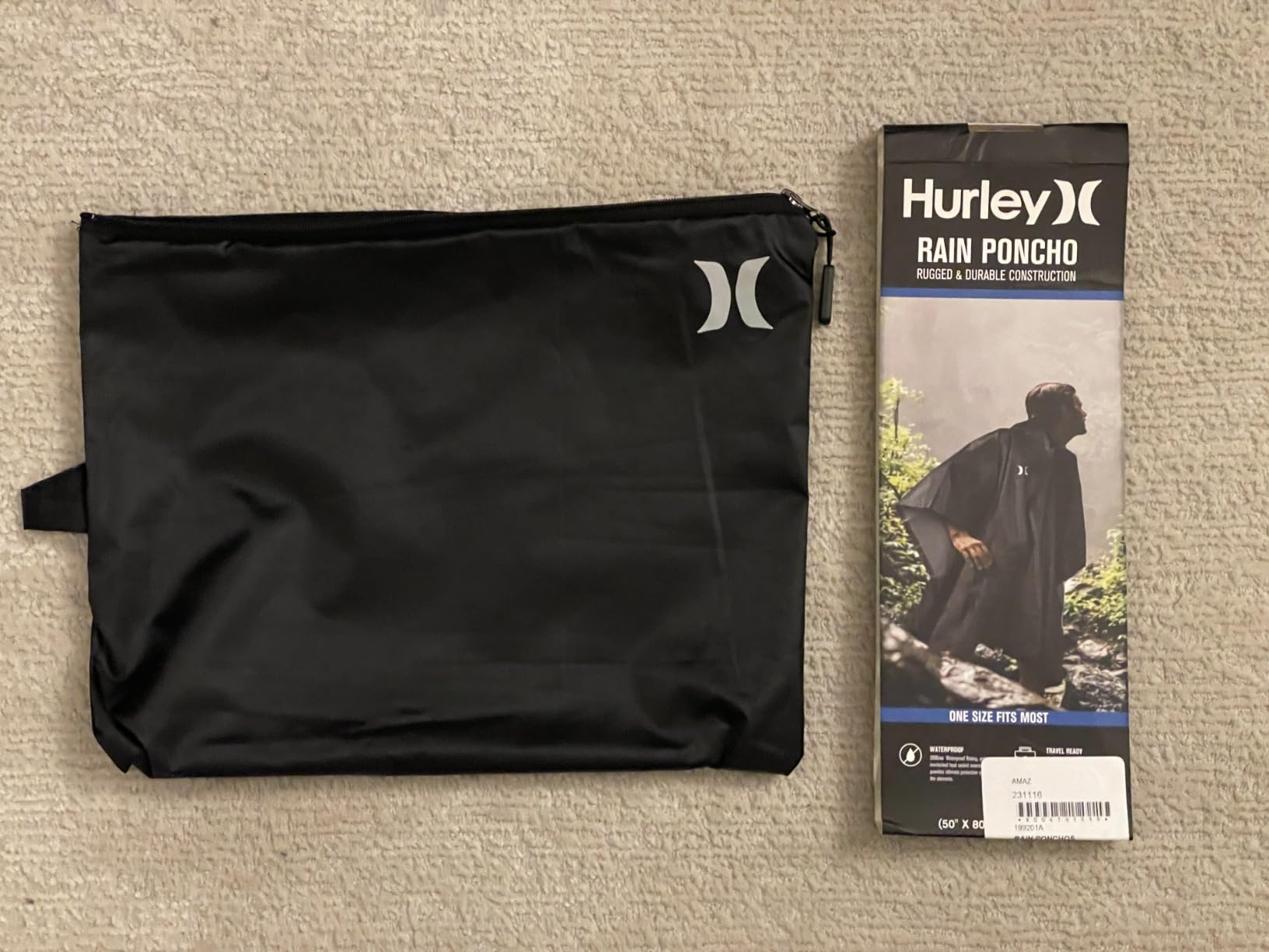 Hurley Ponchos Adult Rain Ponchos Waterproof Lightweight Packable Rain Top | Compact Packable Design for Hiking, Camping and Emergencies customer photo 1